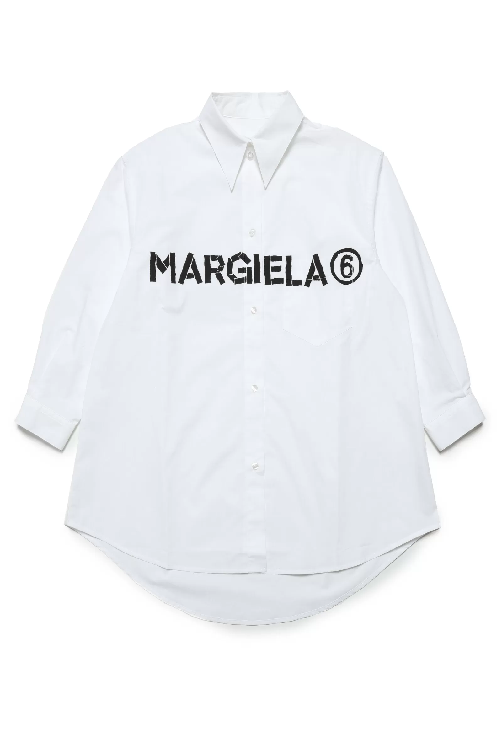 Vestiti<MM6 MAISON MARGIELA Abito Camicia  Bianco