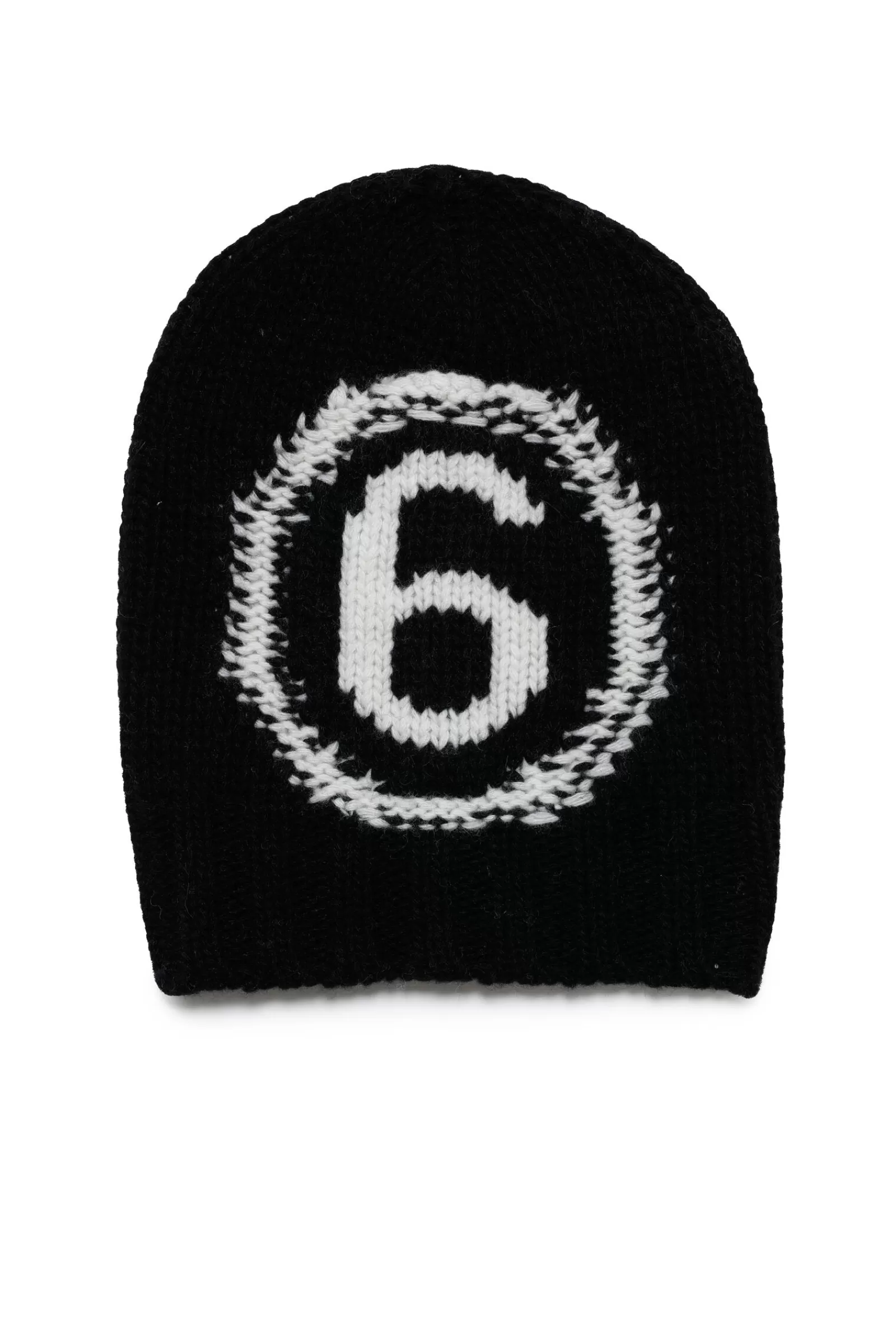 Berretti E Cappelli<MM6 MAISON MARGIELA Berretto Beanie In Misto Lana Con Logo Nero Denim