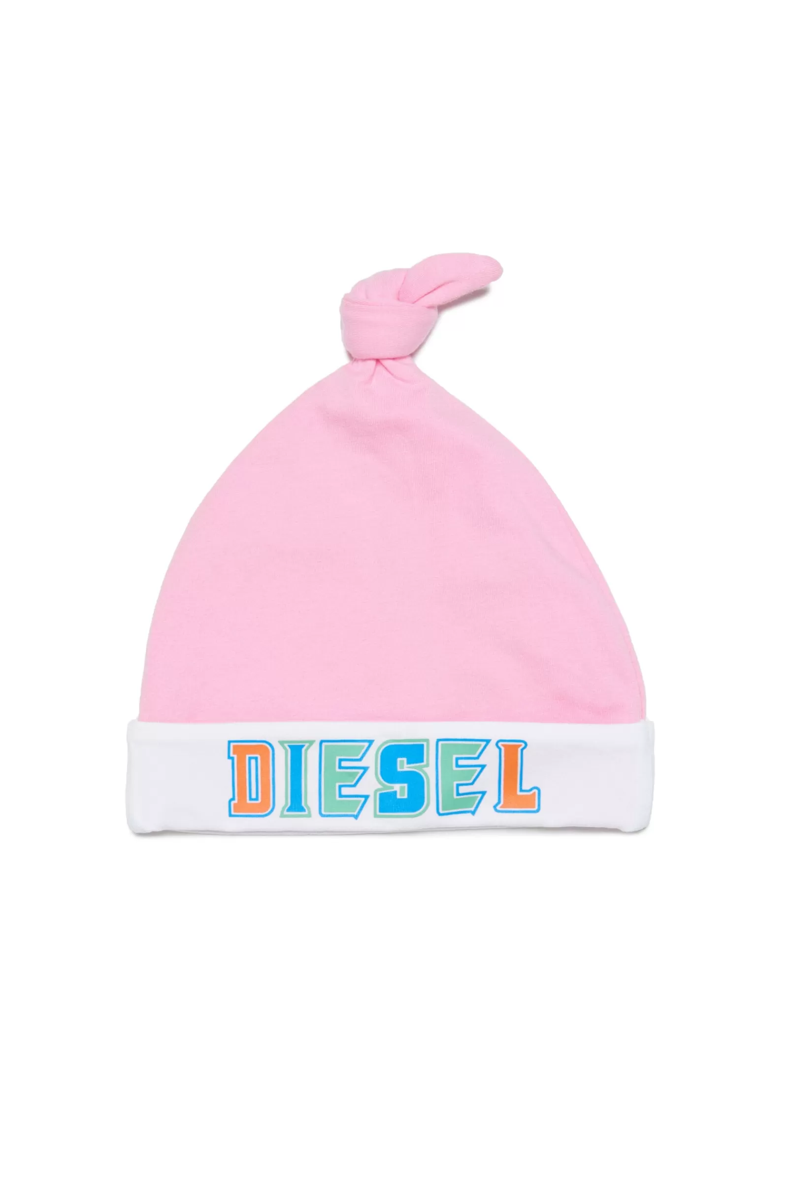 Accessori<DIESEL Berretto In Jersey Con Logo Rosa Pastello