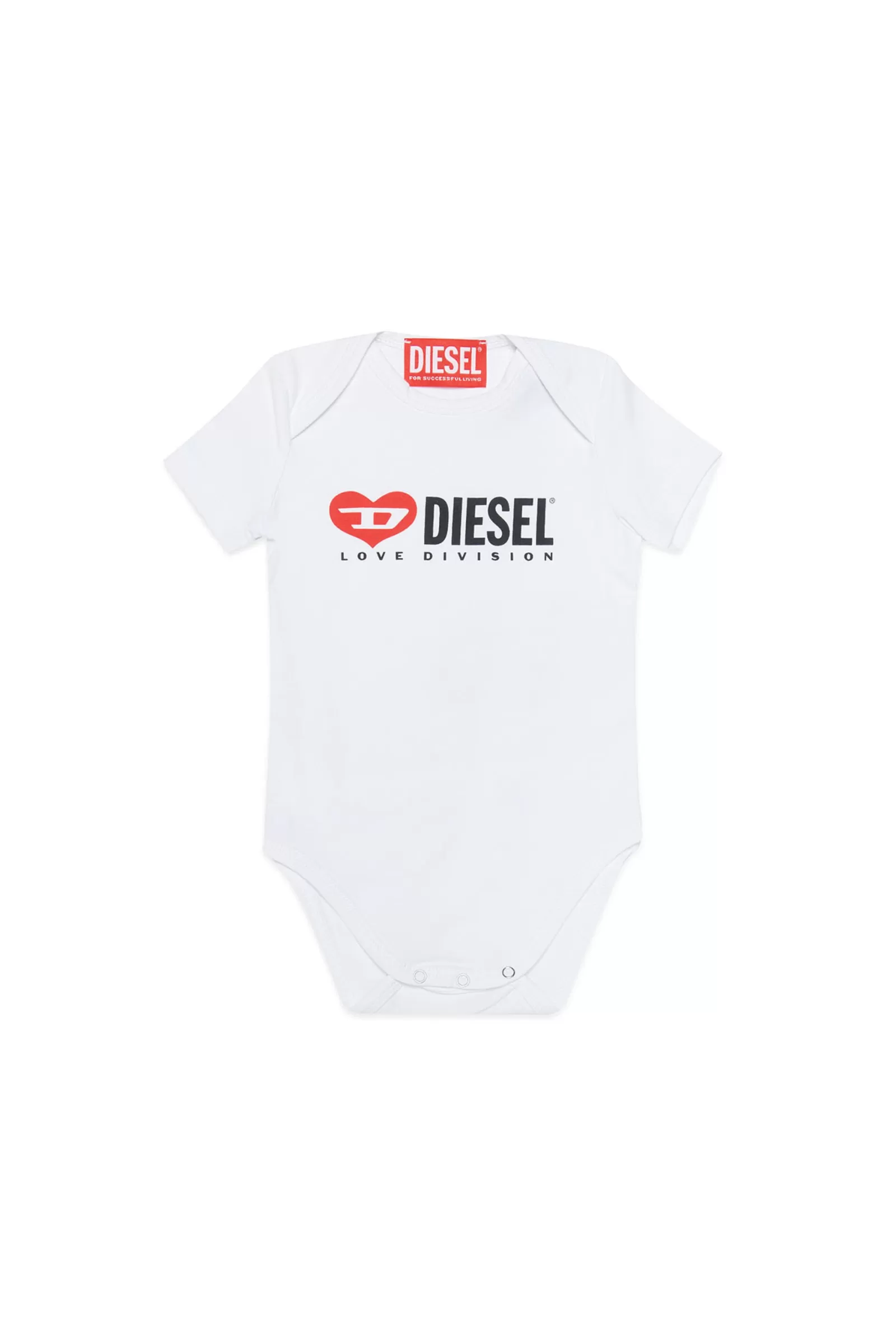 Tute E Baby Set<DIESEL Body In Jersey Con Logo  Bianco