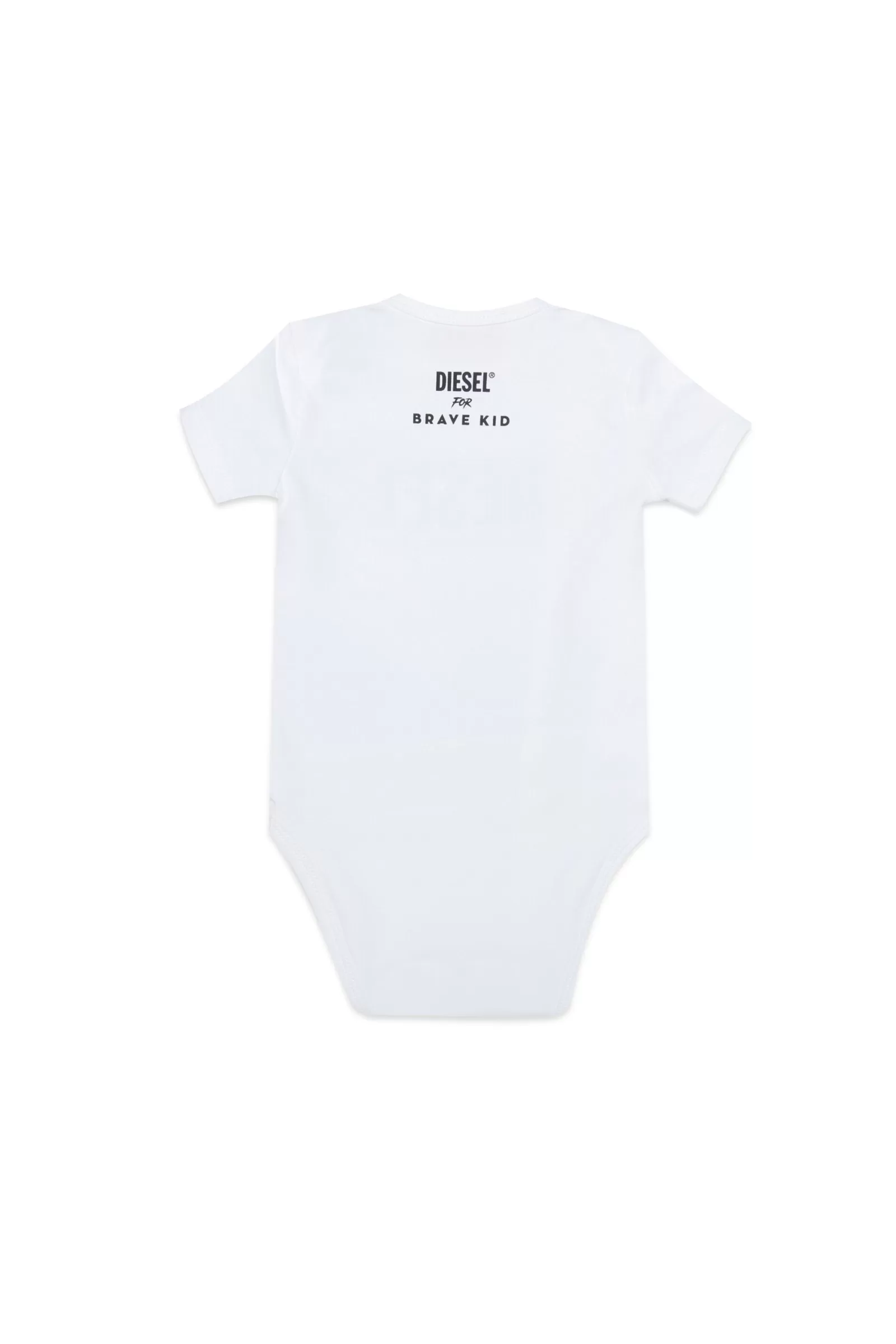 Tute E Baby Set<DIESEL Body Neonato Con Logo Arcobaleno Effetto Metallizzato Bianco