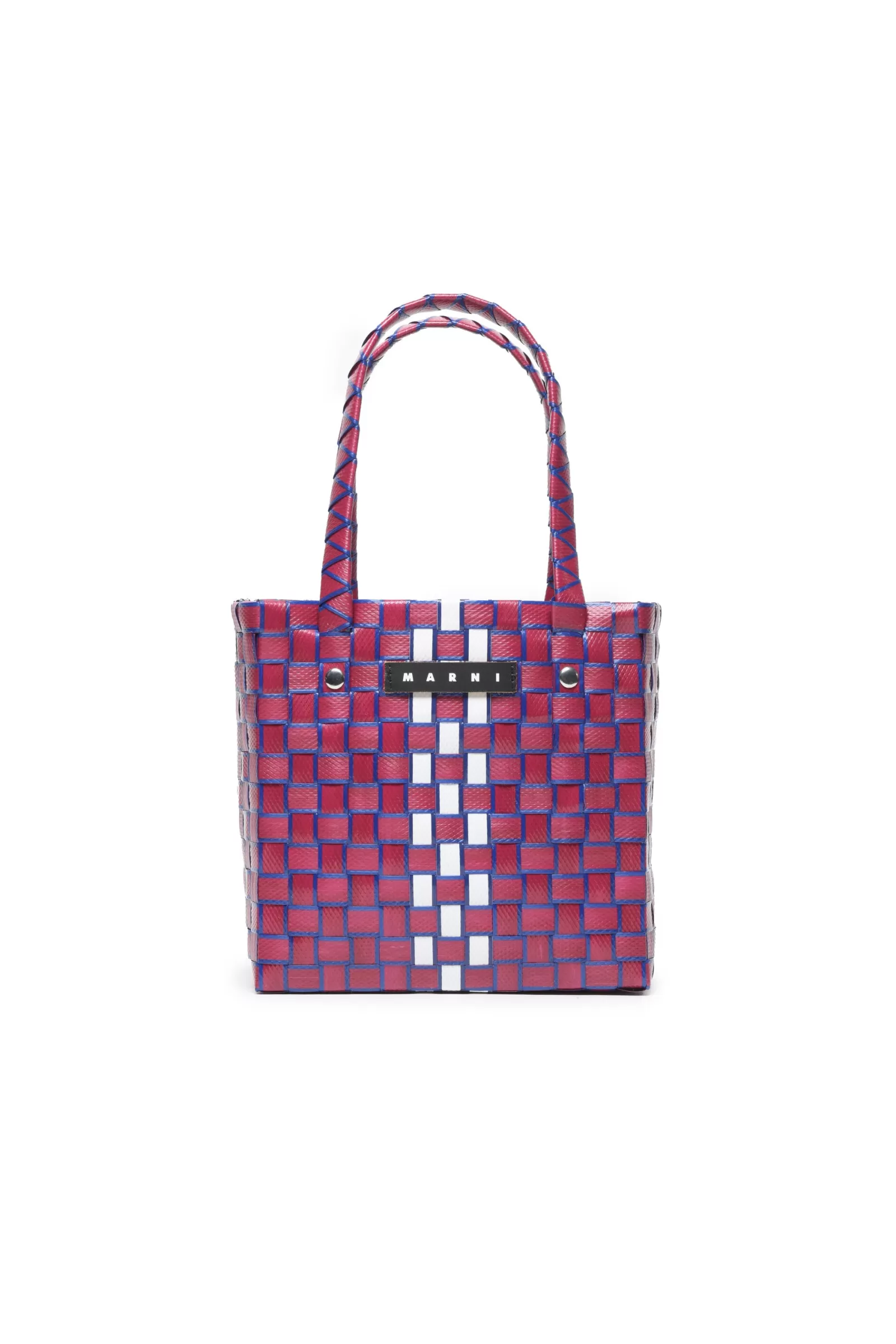 Borse E Zaini<MARNI Borsa Ad Intreccio Box Basket Bordeaux