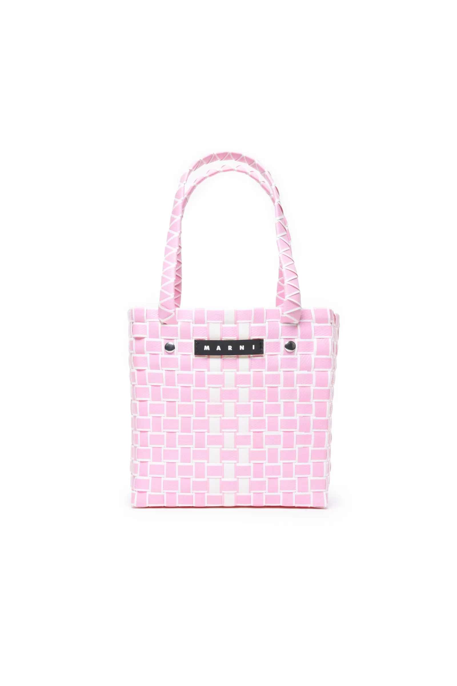 Borse E Zaini<MARNI Borsa Ad Intreccio Box Basket Rosa Chiaro