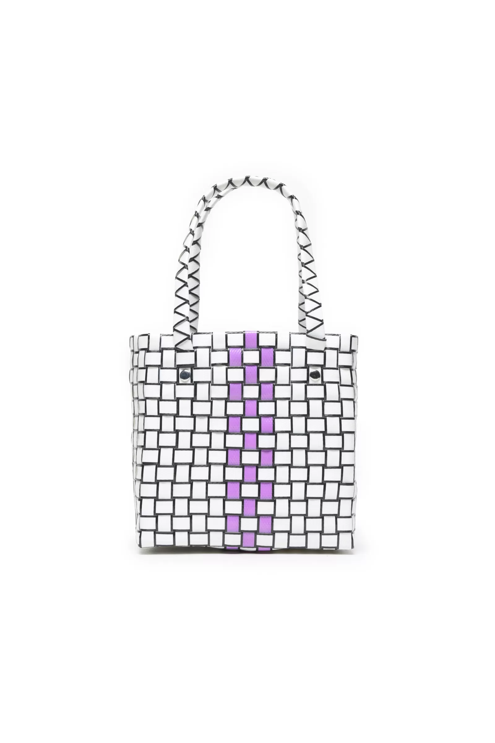 Borse E Zaini<MARNI Borsa Ad Intreccio Box Basket Bianco Sporco