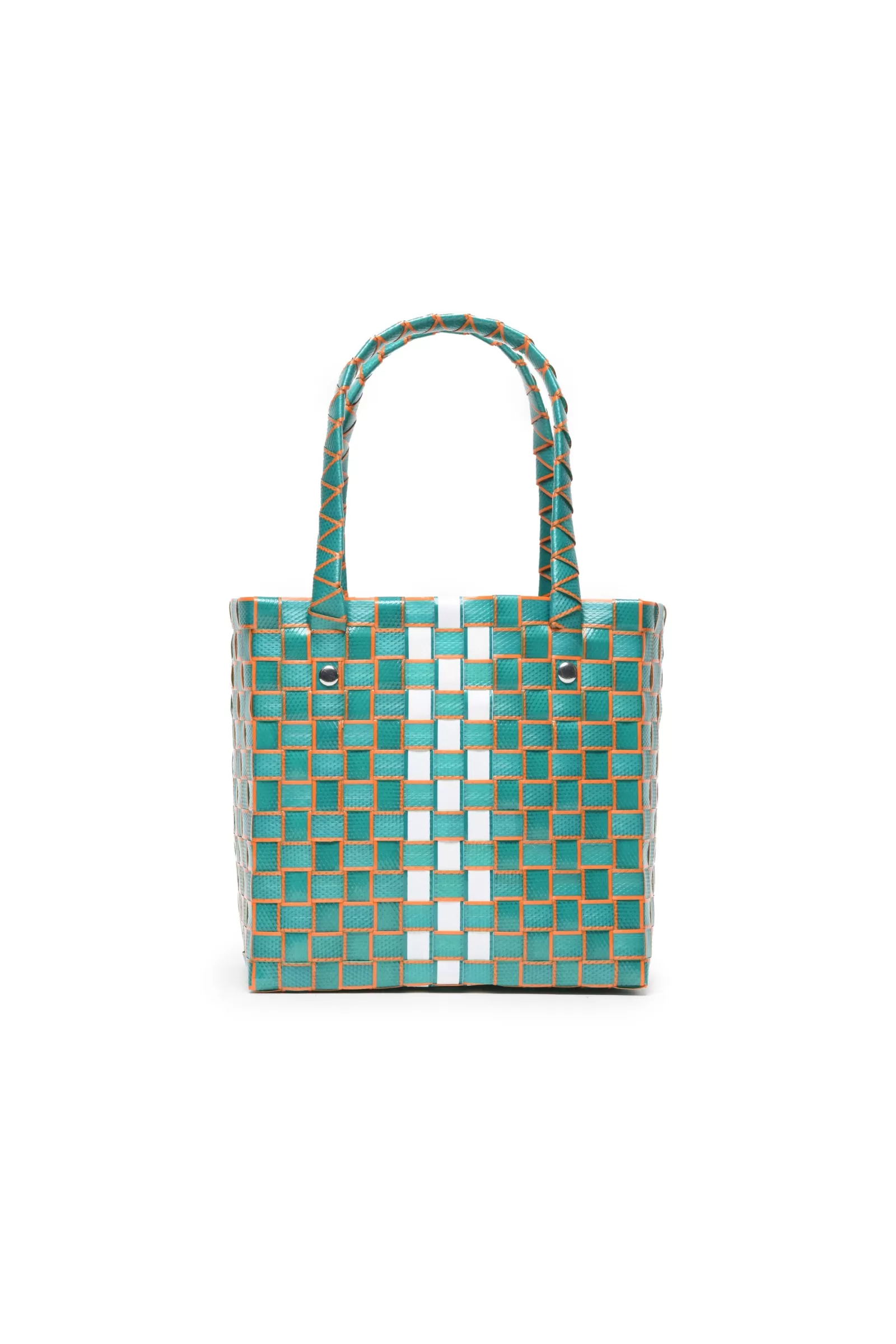 Borse E Zaini<MARNI Borsa Ad Intreccio Box Basket Verde Grasso