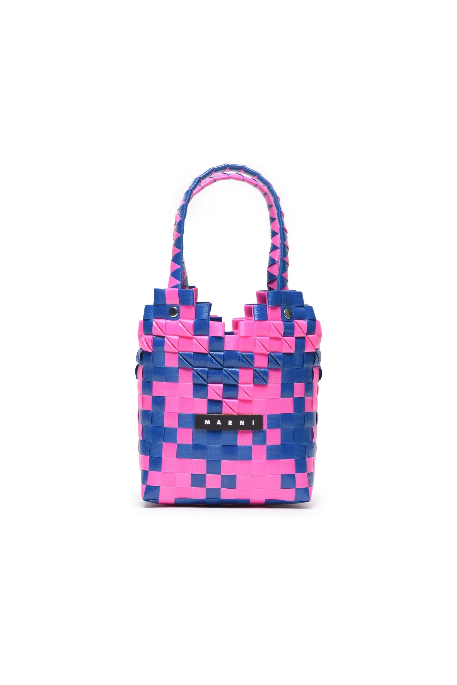 Borse E Zaini<MARNI Borsa Ad Intreccio Diamond Basket Fucsia