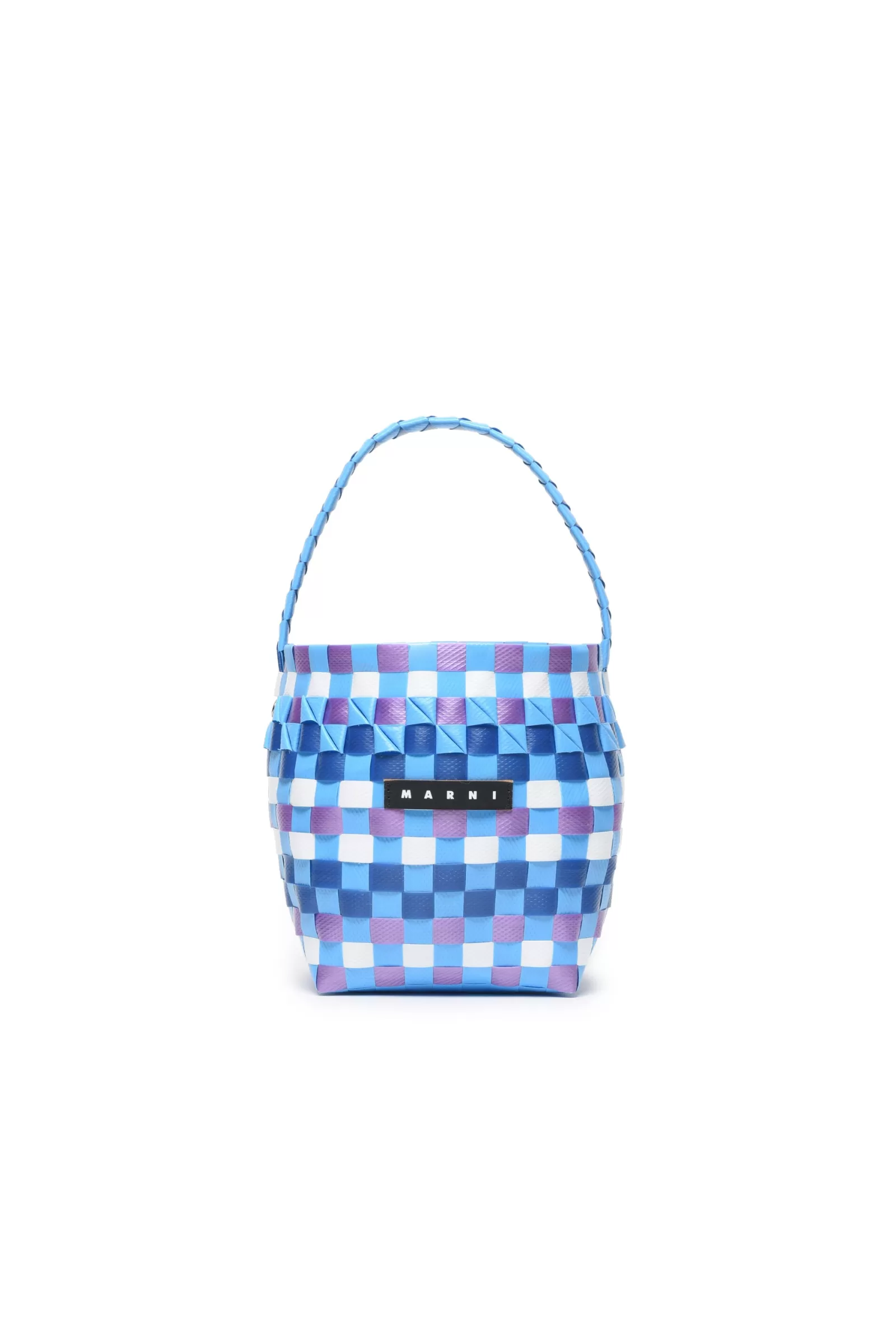 Borse E Zaini<MARNI Borsa Ad Intreccio Pod Kid Blu Placido