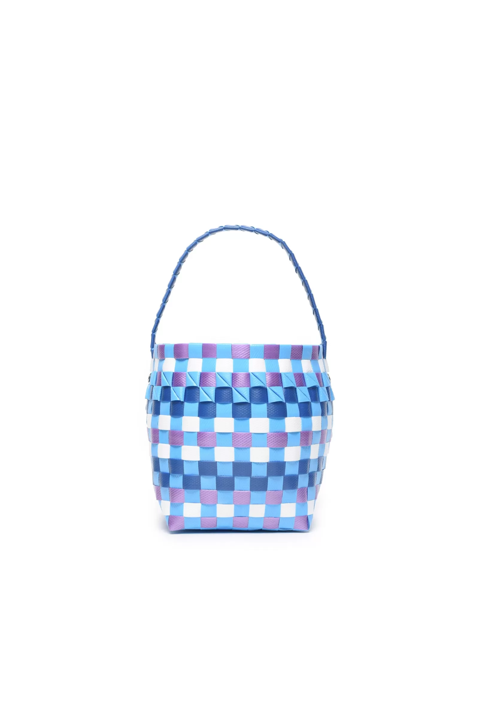 Borse E Zaini<MARNI Borsa Ad Intreccio Pod Kid Blu Placido