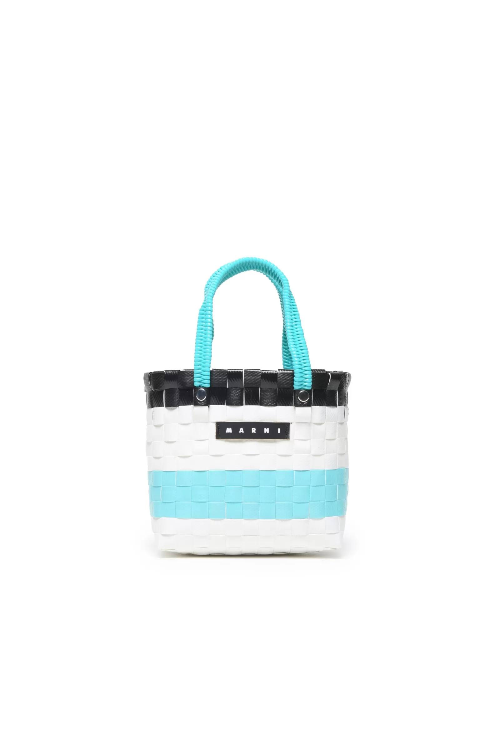 Borse E Zaini<MARNI Borsa Ad Intreccio Sunday Morning Bag Bianco Sporco