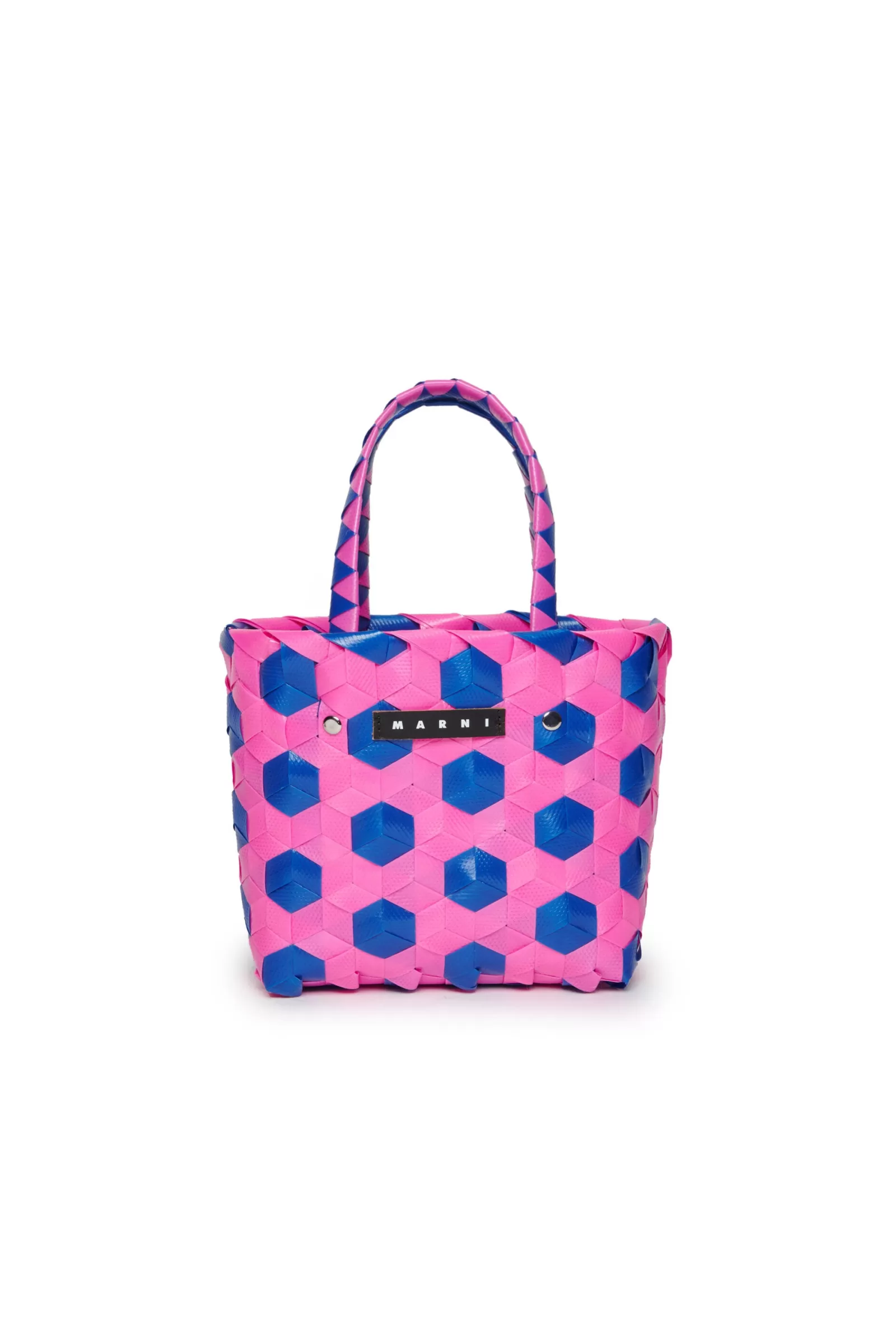 Borse E Zaini<MARNI Borsa Dot Ad Intreccio Fucsia