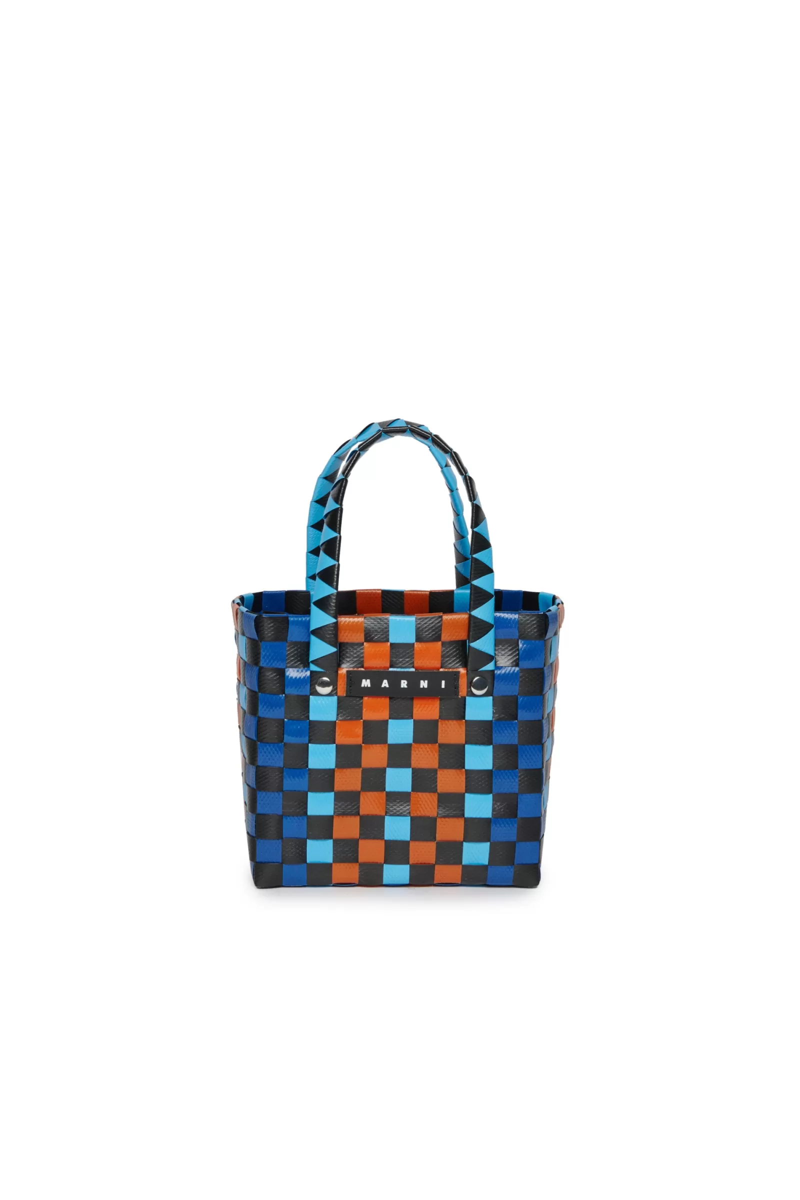 Borse E Zaini<MARNI Borsa Micro Basket Ad Intreccio Turchese