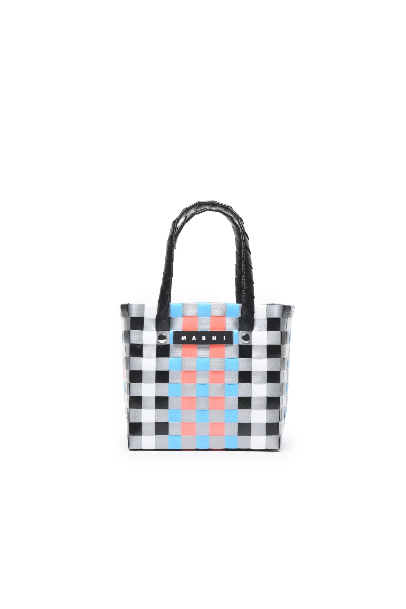 Borse E Zaini<MARNI Borsa Micro Basket Bag Ad Intreccio Nero