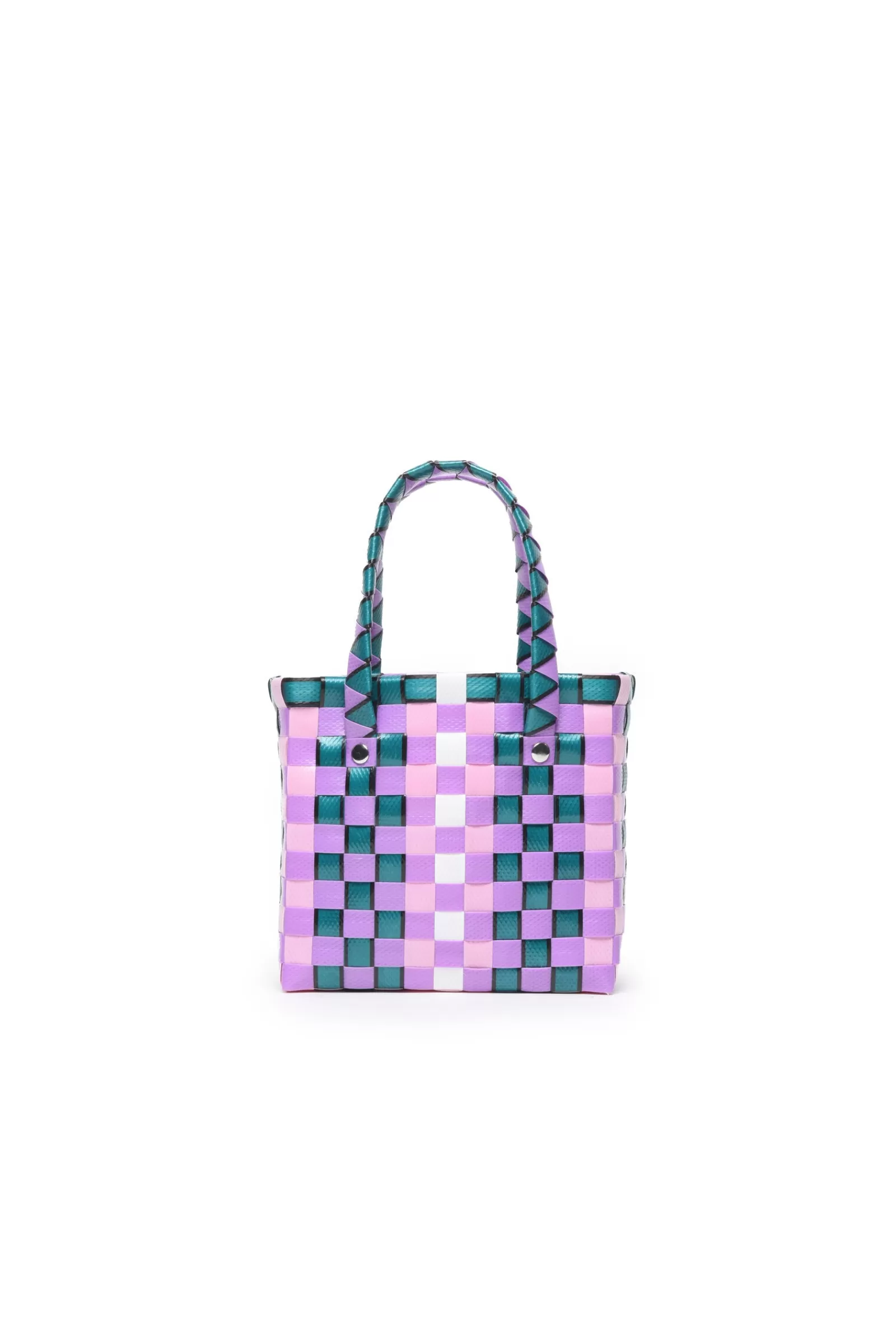 Borse E Zaini<MARNI Borsa Micro Basket Bag Ad Intreccio Lavanda