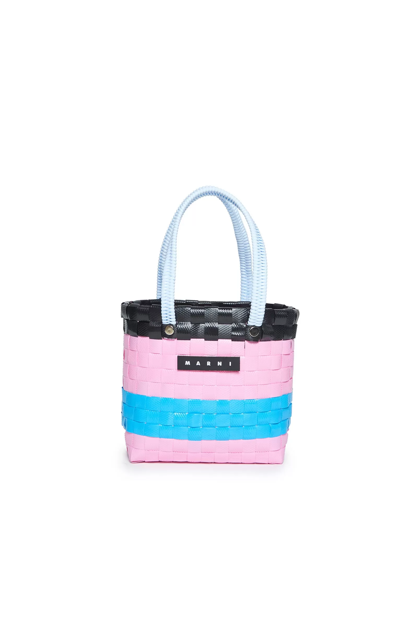 Borse E Zaini<MARNI Borsa Sunday Morning Intrecciata Rosa Azalea