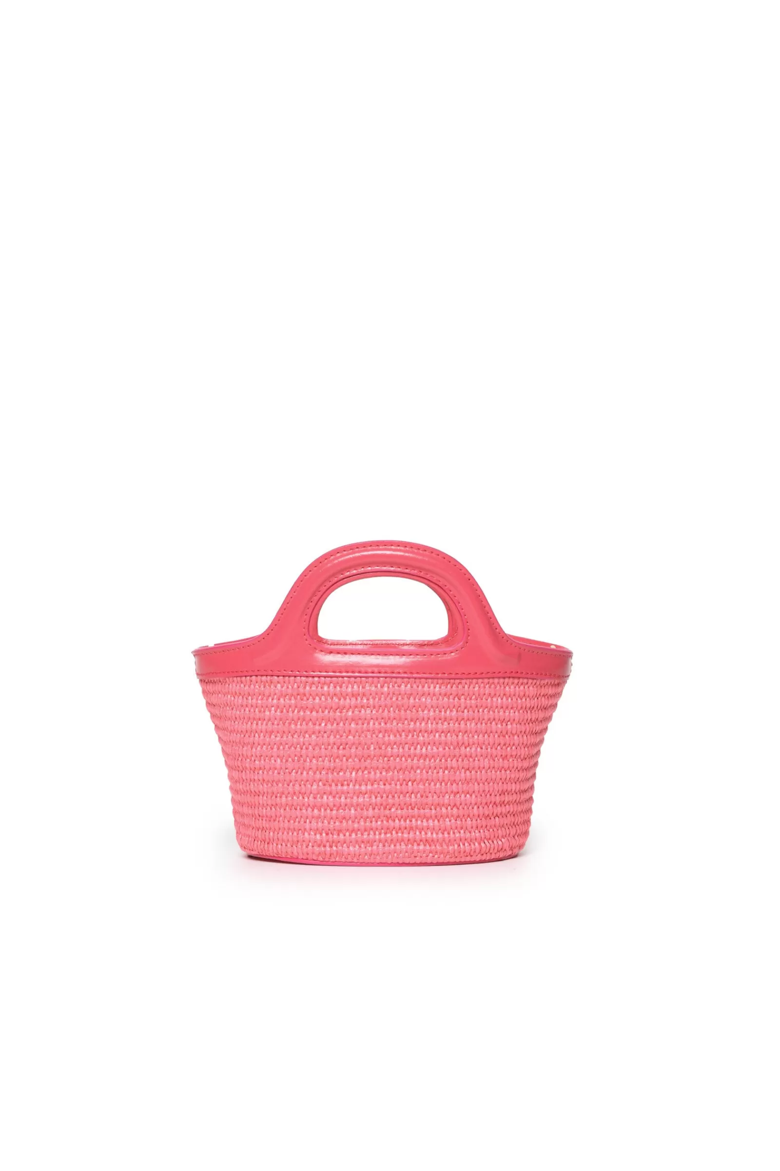 Borse E Zaini<MARNI Borsa Tropicalia In Pelle Fucsia E Rafia Fucsia Fluo