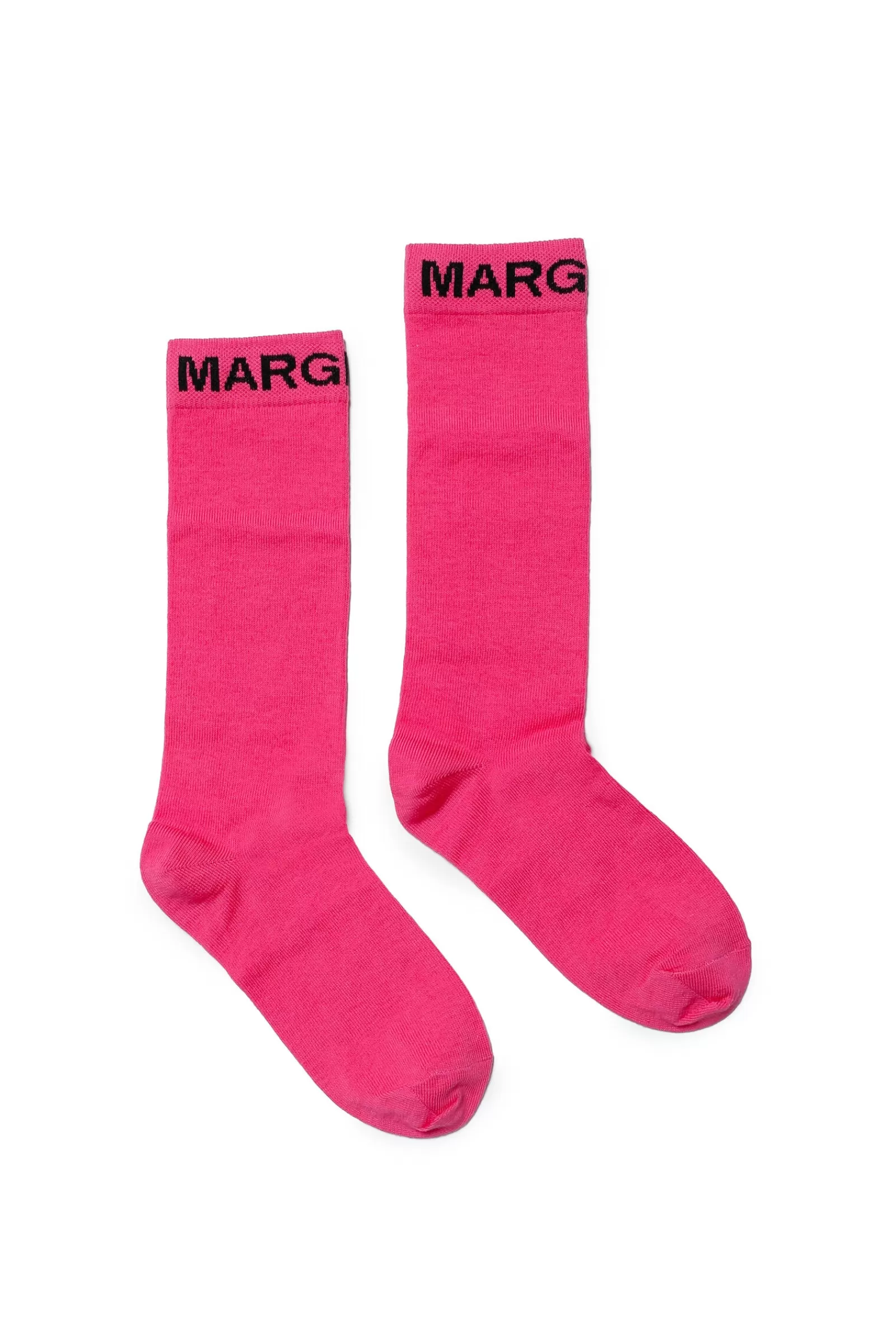 Calzini<MM6 MAISON MARGIELA Calzini In Misto Cotone Con Logo Rosa Extra