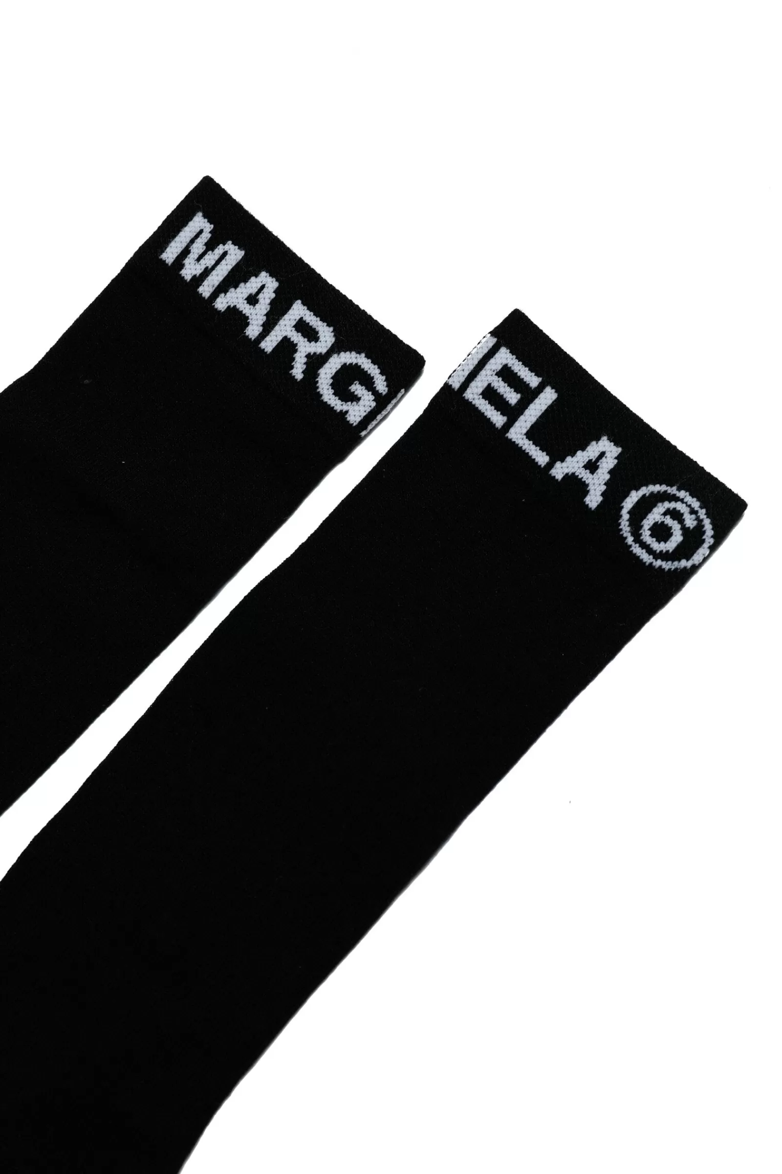 Calzini<MM6 MAISON MARGIELA Calzini In Misto Cotone Con Logo Nero Denim