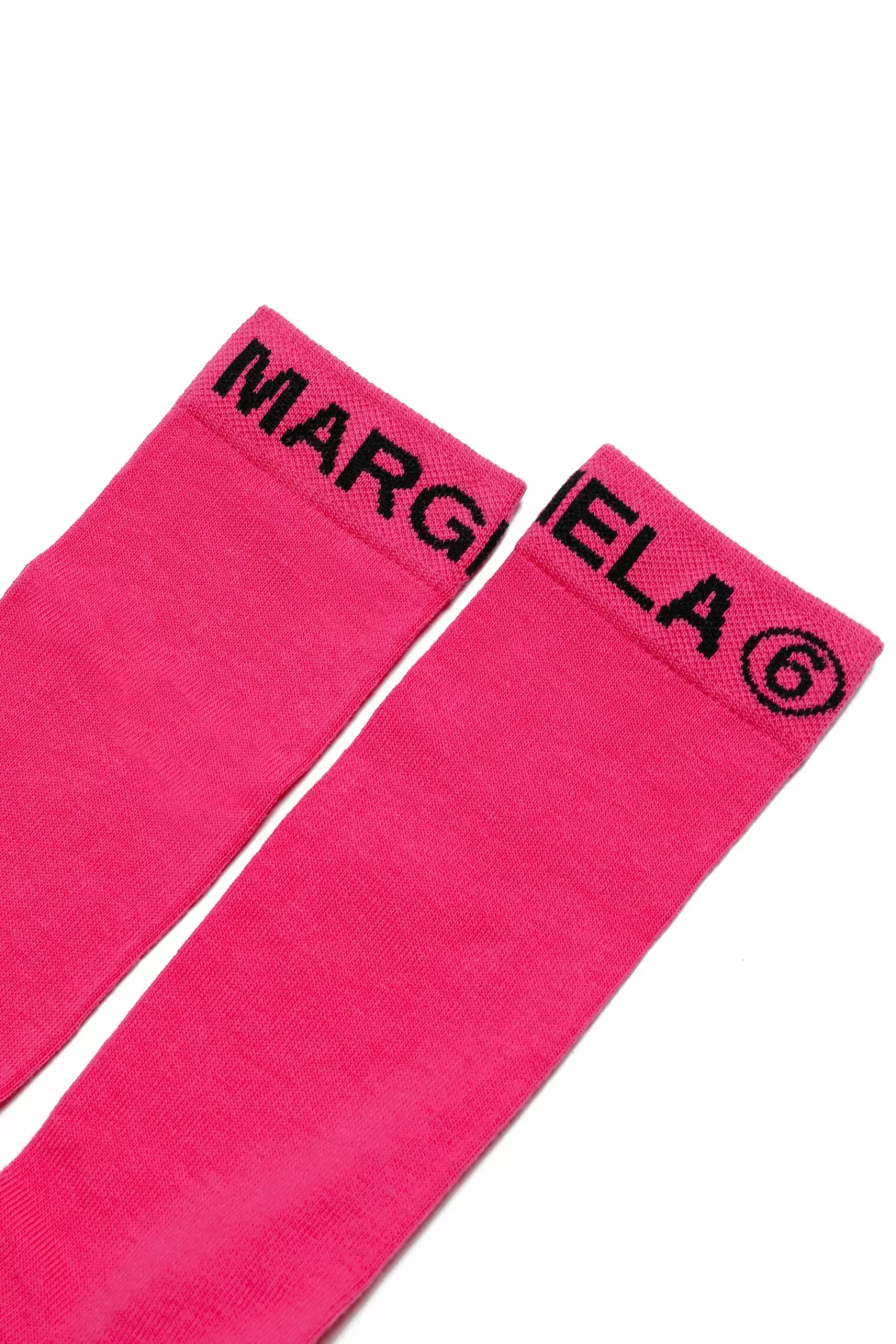 Calzini<MM6 MAISON MARGIELA Calzini In Misto Cotone Con Logo Rosa Extra