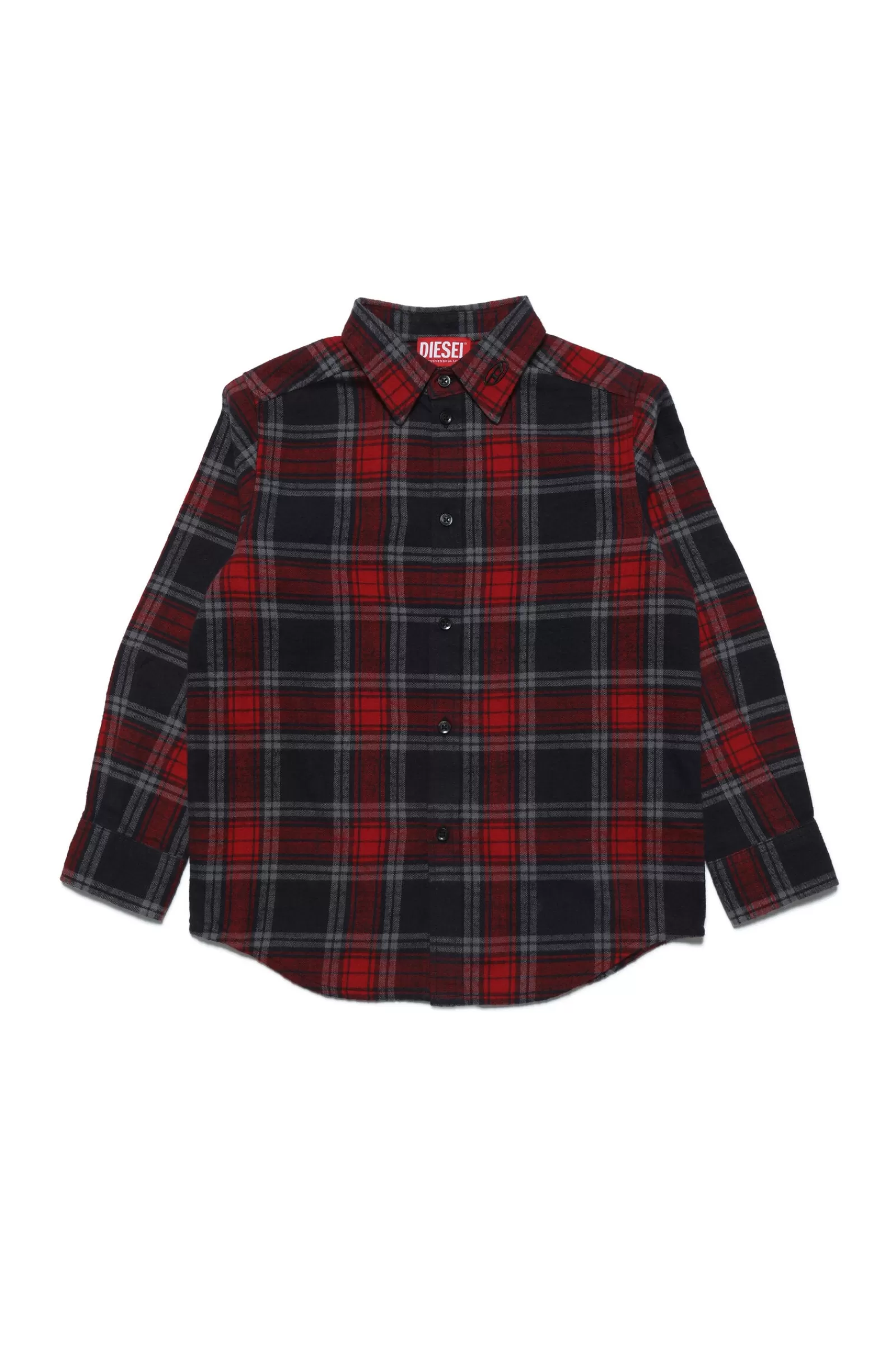 Camicie<DIESEL Camicia In Flanella A Quadri Rosso