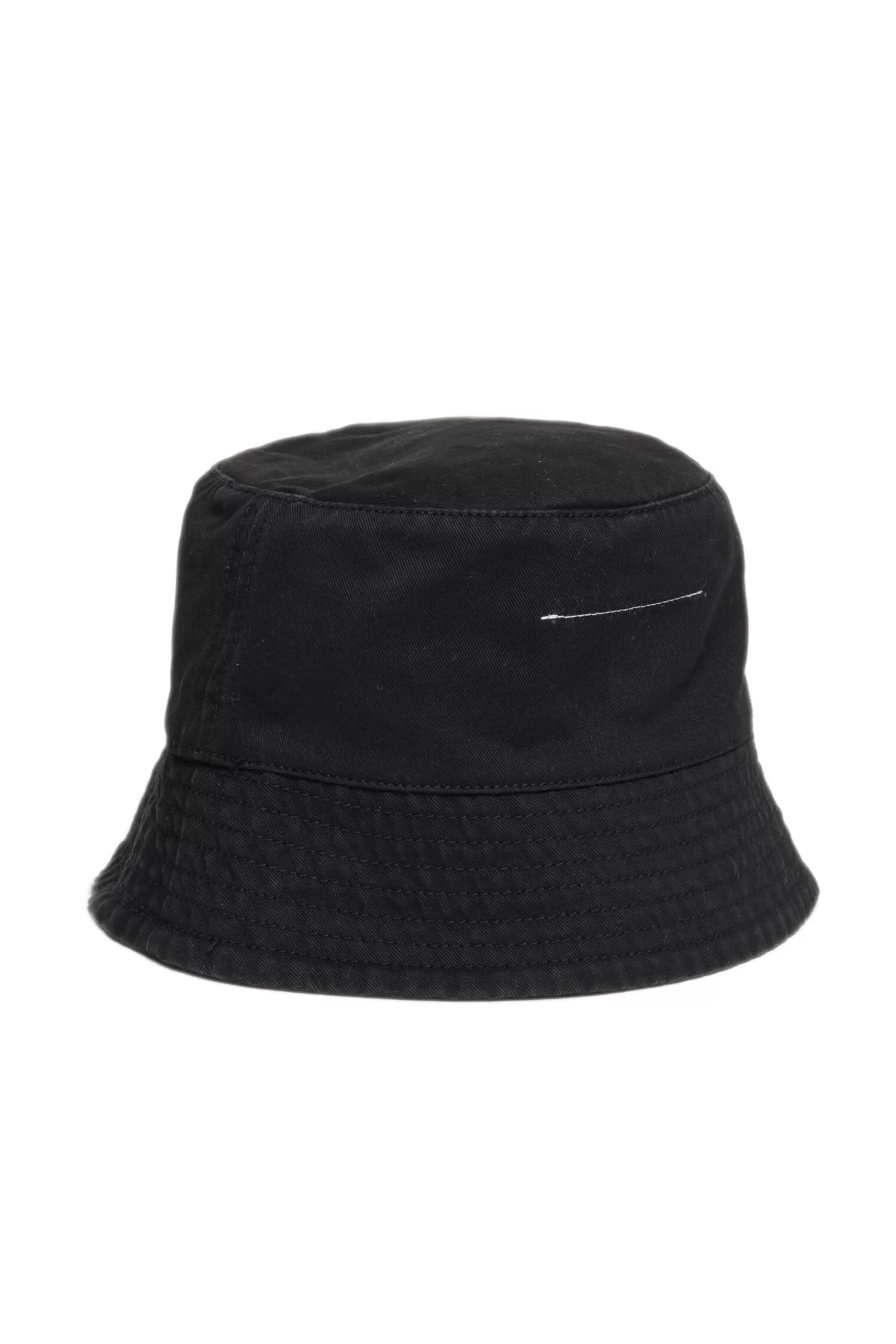 Berretti E Cappelli<MM6 MAISON MARGIELA Cappello Alla Pescatora In Gabardina Con Logo Nero