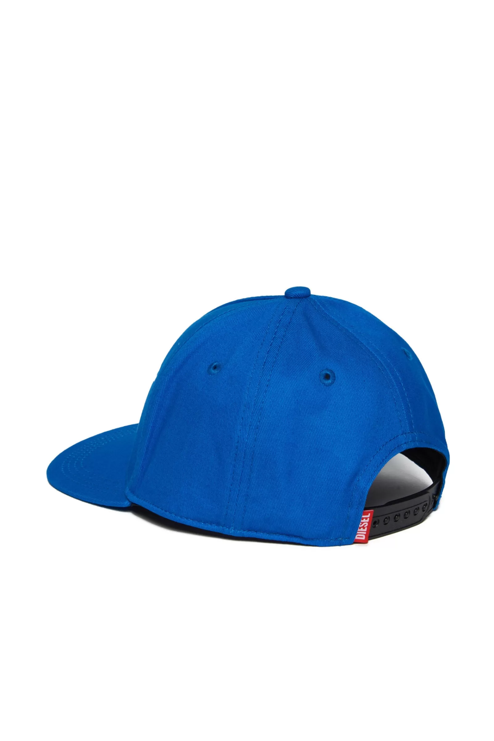 Berretti E Cappelli<DIESEL Cappello Da Baseball Blu In Gabardina Con Logo Blu Principessa