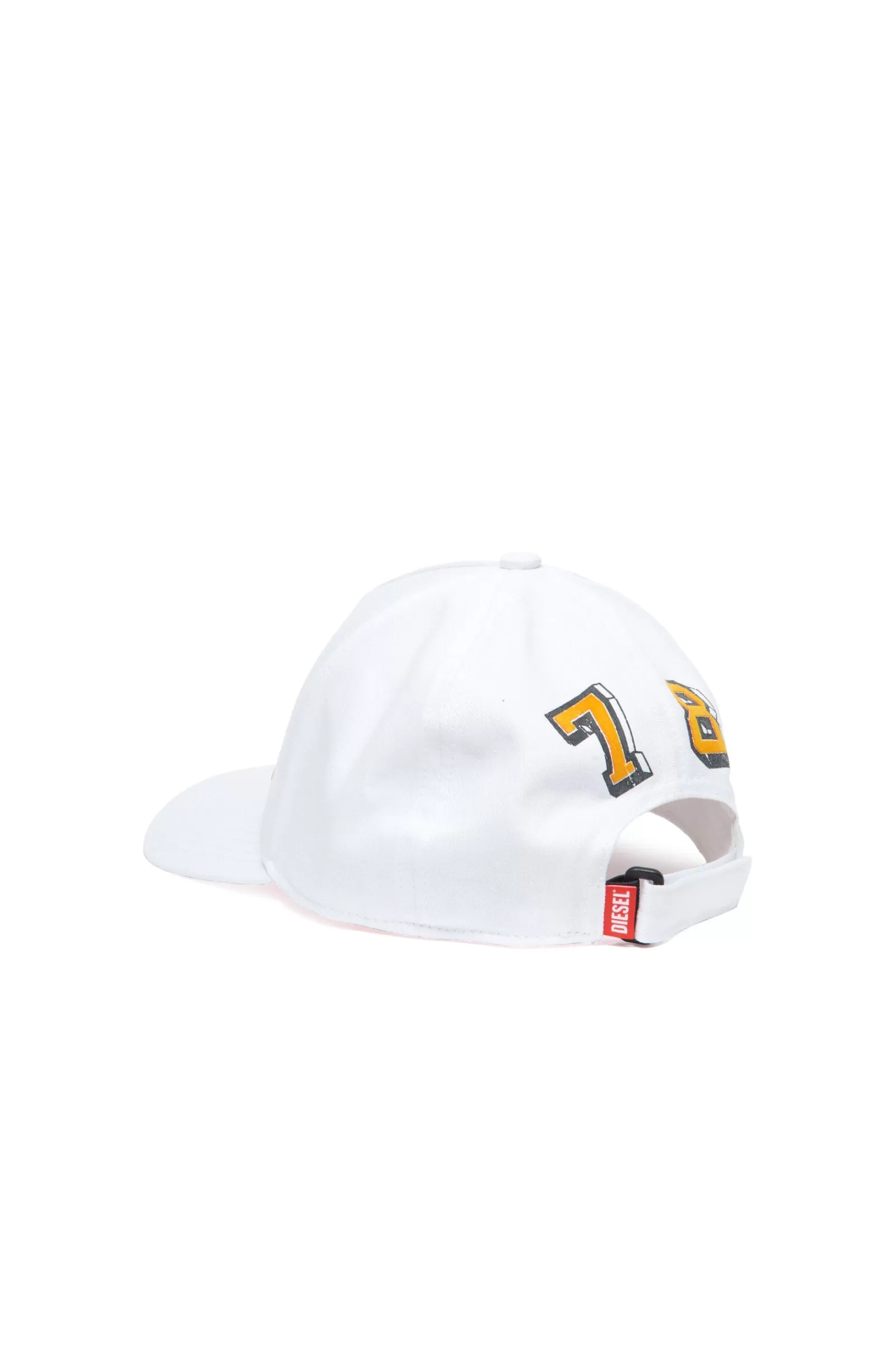 Berretti E Cappelli<DIESEL Cappello Da Baseball In Gabardina Con Logo Bianco