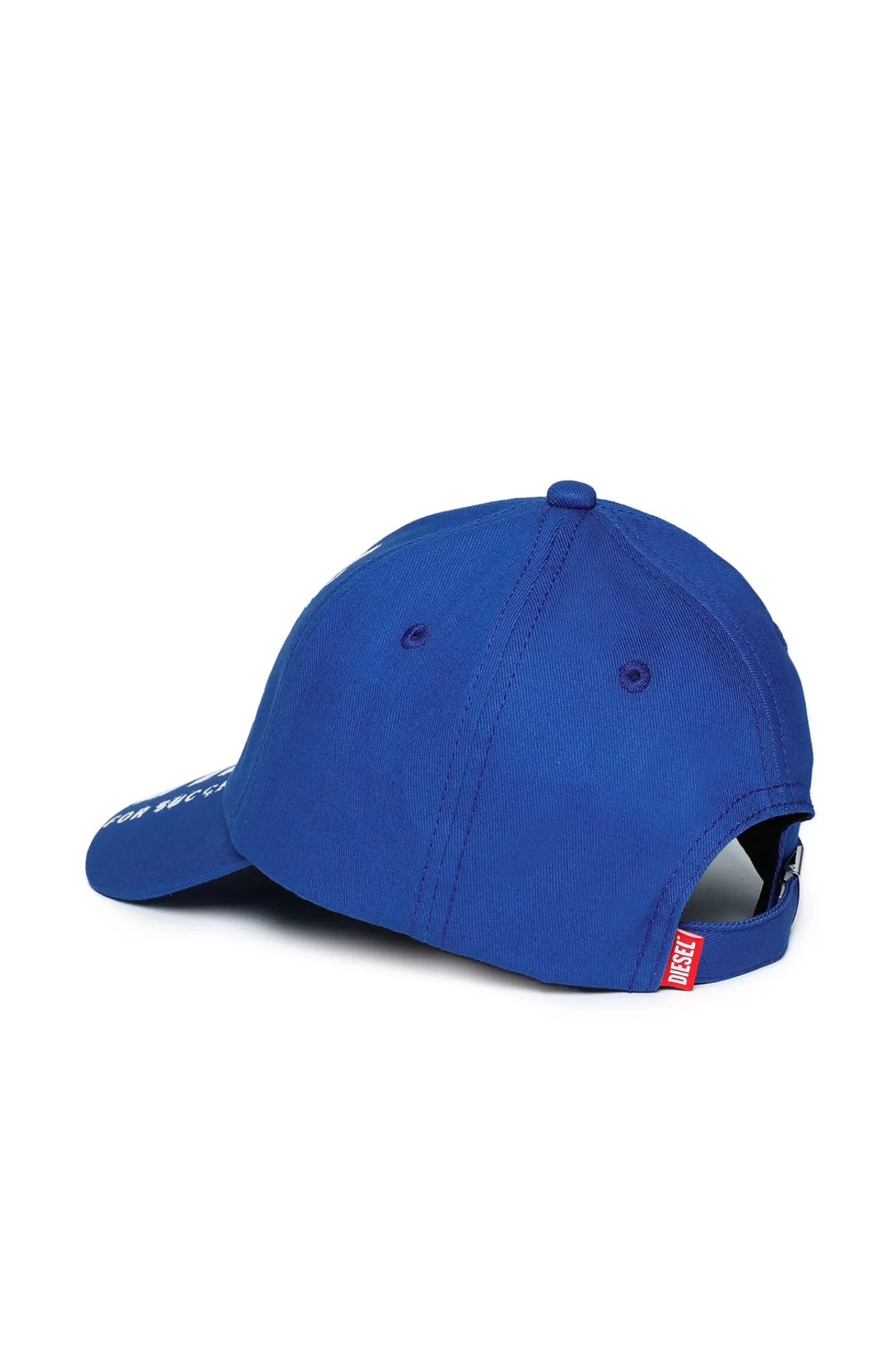 Berretti E Cappelli<DIESEL Cappello Da Baseball In Gabardina Con Logo Effetto Acquarello Surf The Web