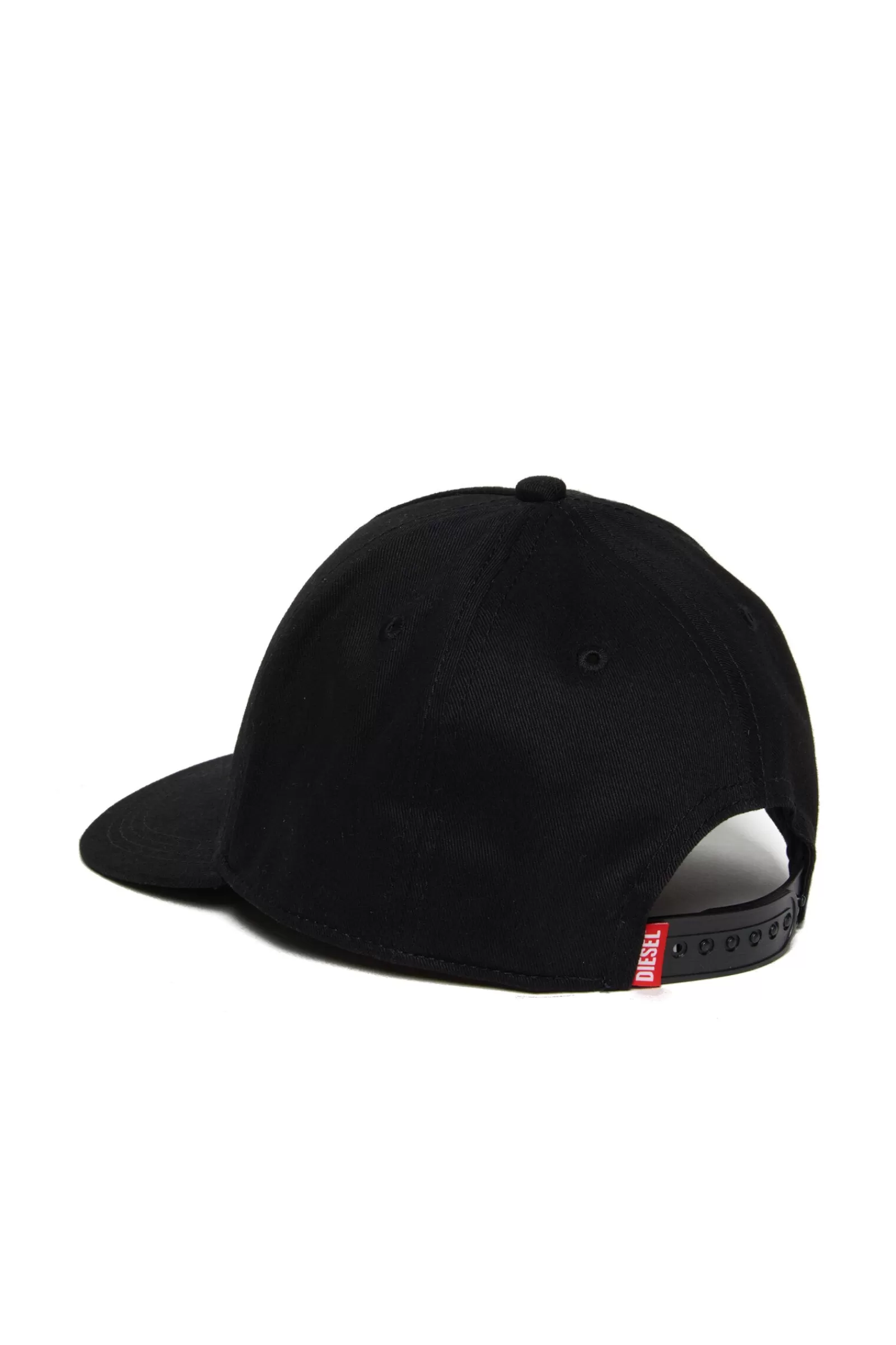 Berretti E Cappelli<DIESEL Cappello Da Basket In Gabardina Con Logo Nero