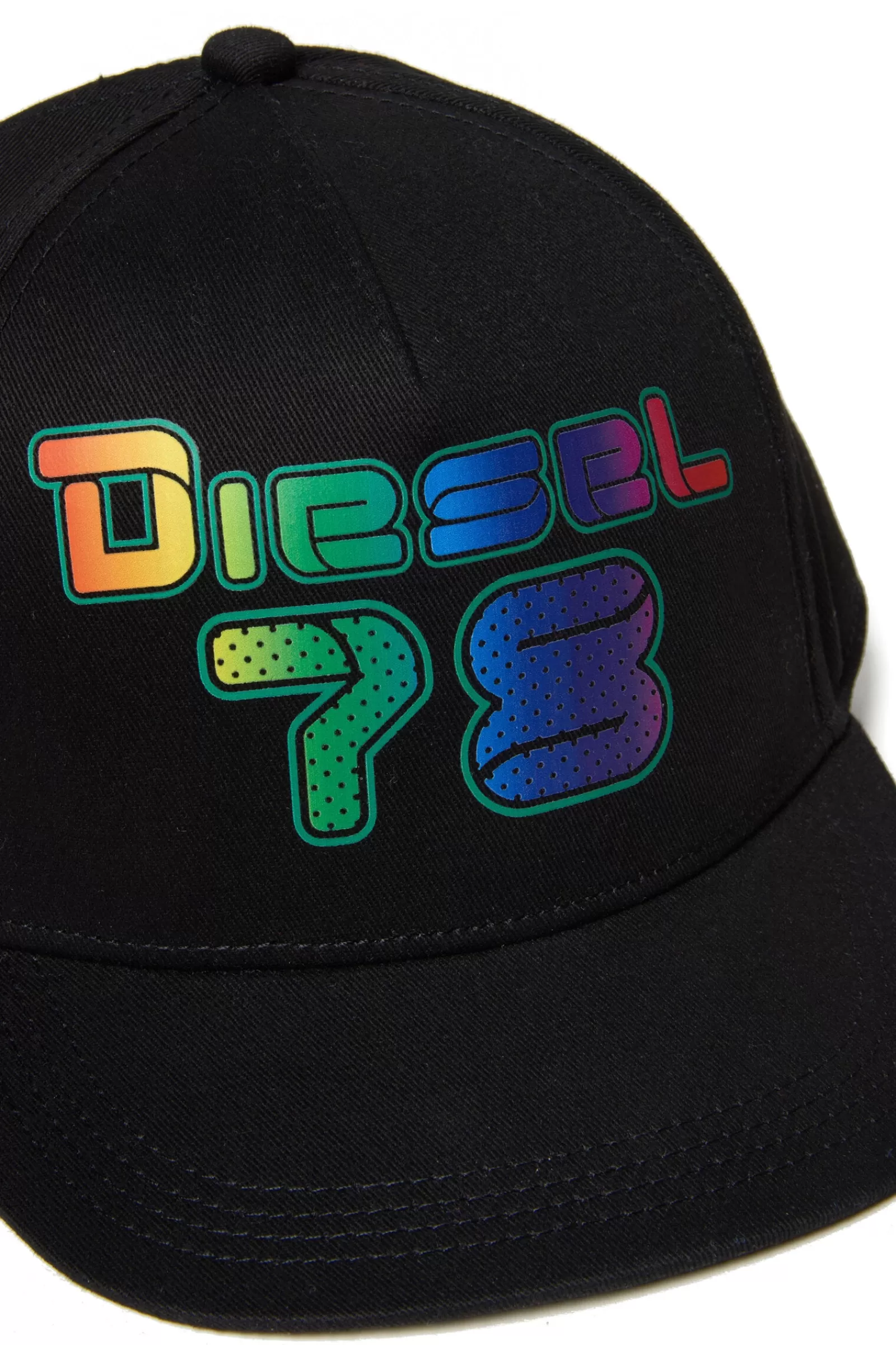 Berretti E Cappelli<DIESEL Cappello Da Basket In Gabardina Con Logo Nero