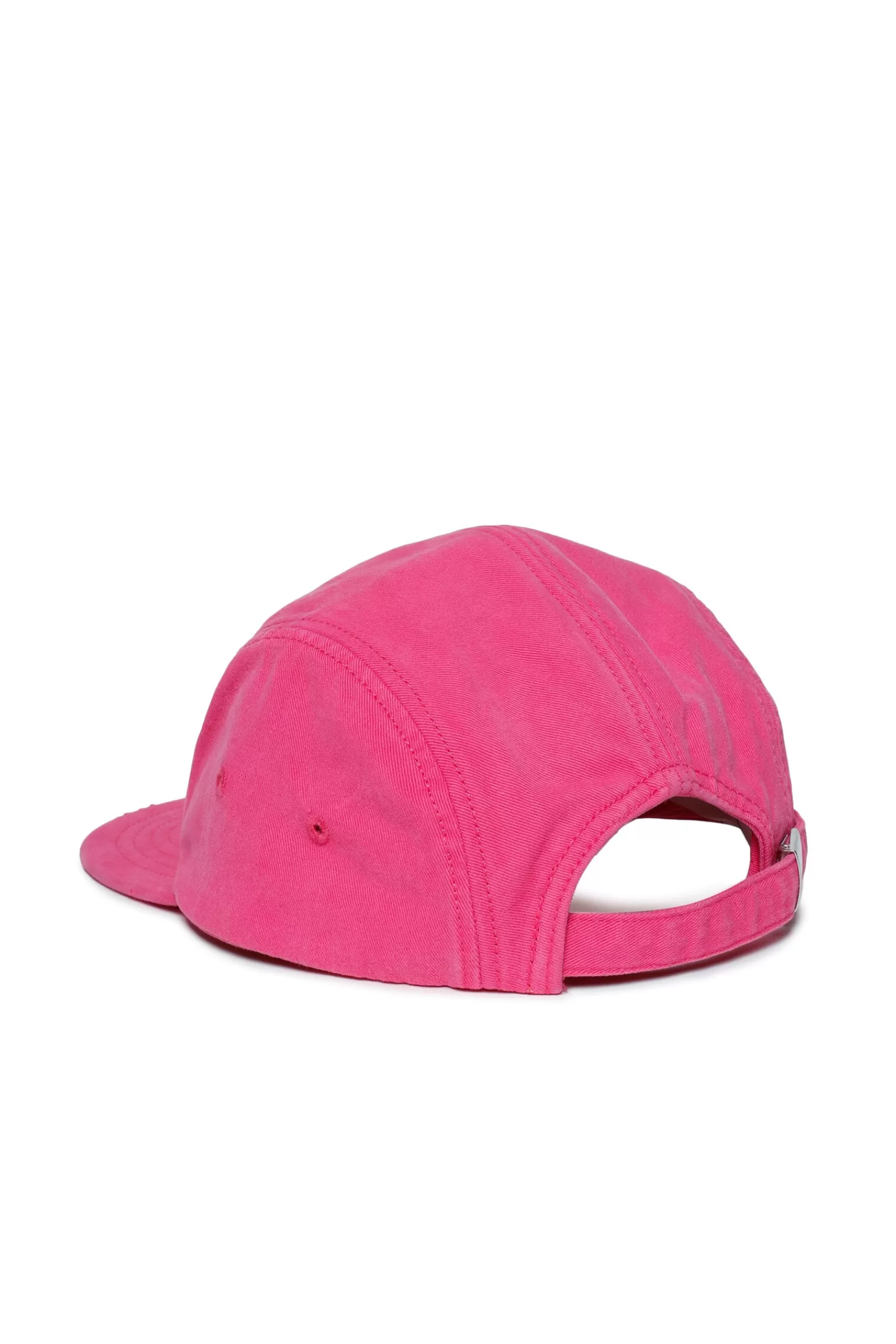 Berretti E Cappelli<MM6 MAISON MARGIELA Cappello Five-Panel In Gabardina Con Logo Rosa Extra