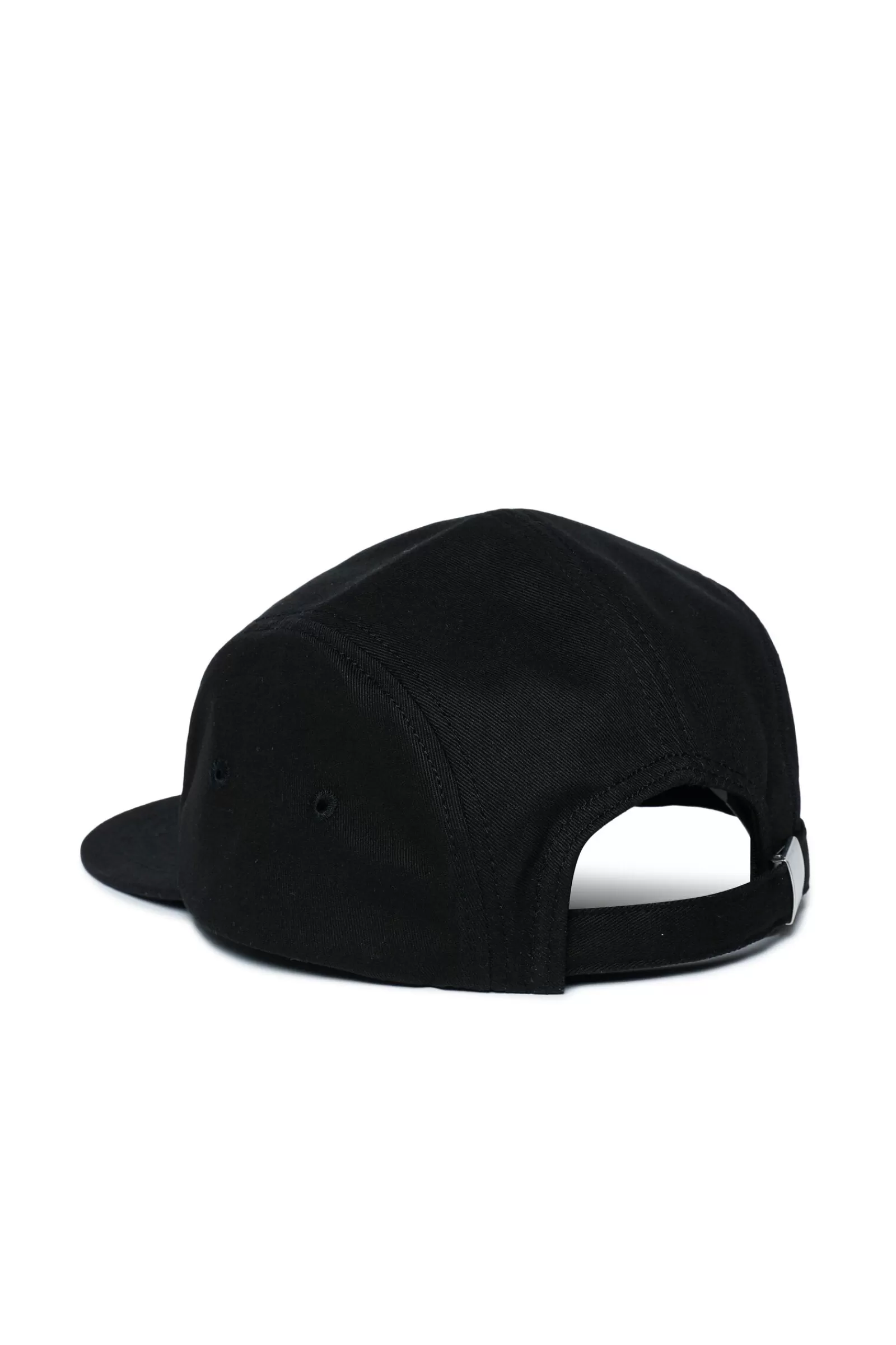 Berretti E Cappelli<MM6 MAISON MARGIELA Cappello Five-Panel In Gabardina Con Logo Borchiato Nero Denim