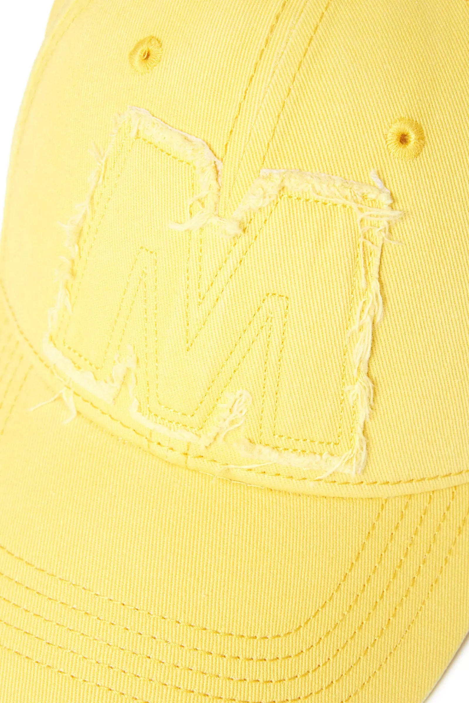 Berretti E Cappelli<MARNI Cappello Giallo Baseball Con Logo Big M Giallo Scorza Di Limone