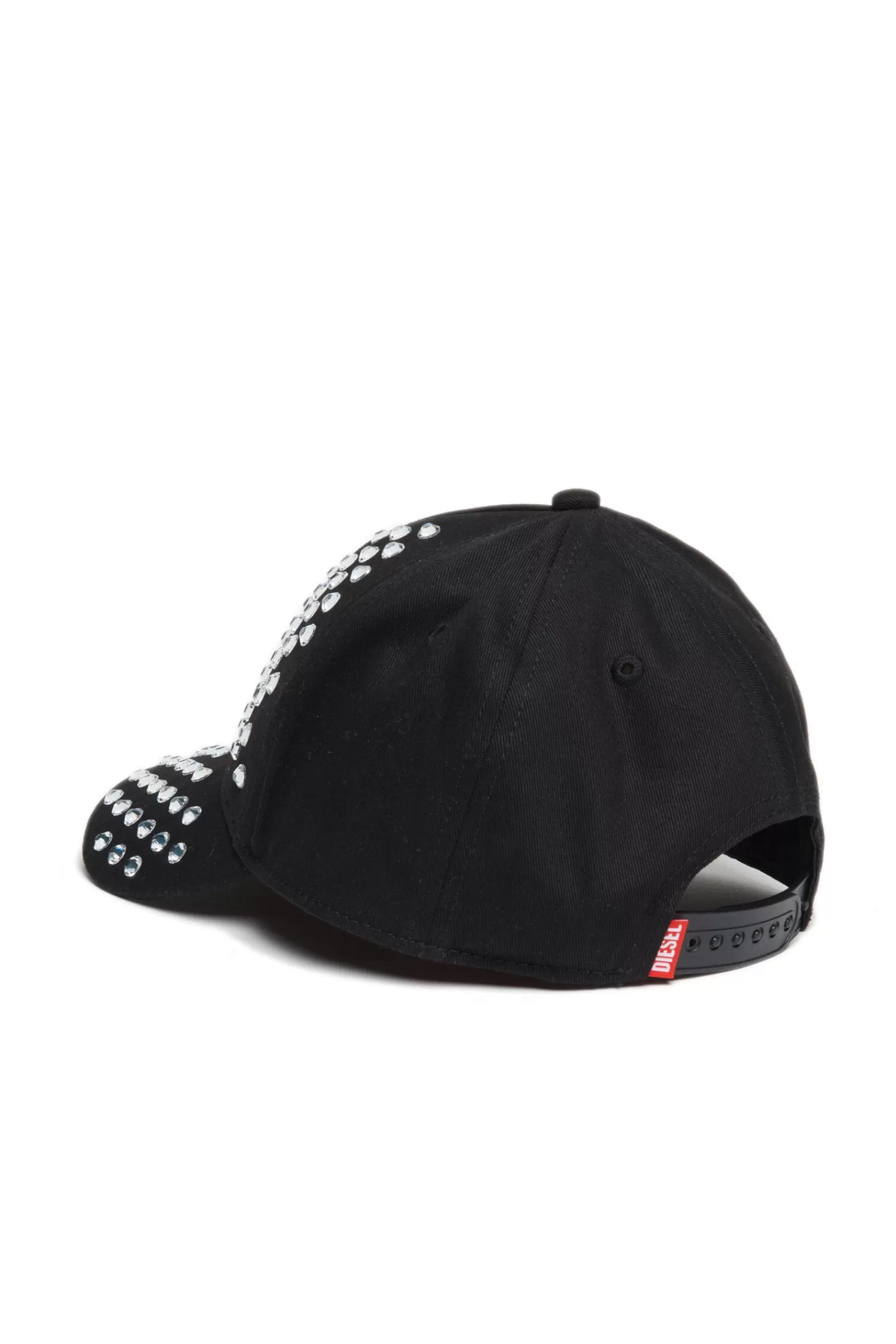 Berretti E Cappelli<DIESEL Cappello In Gabardina Con Cristalli Nero