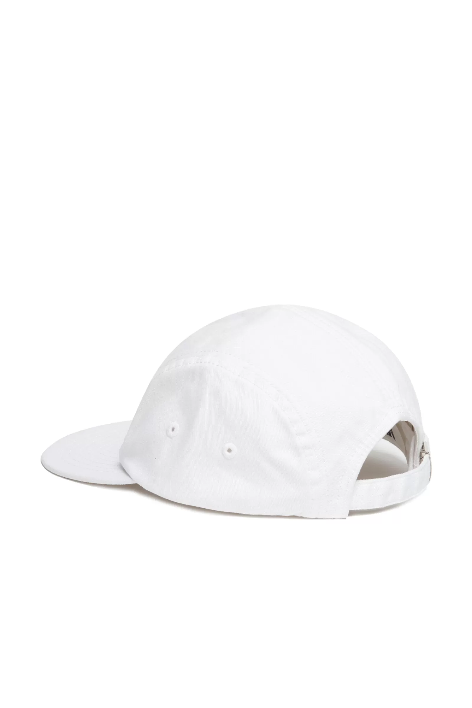 Berretti E Cappelli<MM6 MAISON MARGIELA Cappello In Gabardina Con Logo 6 Effetto Fluido Bianco