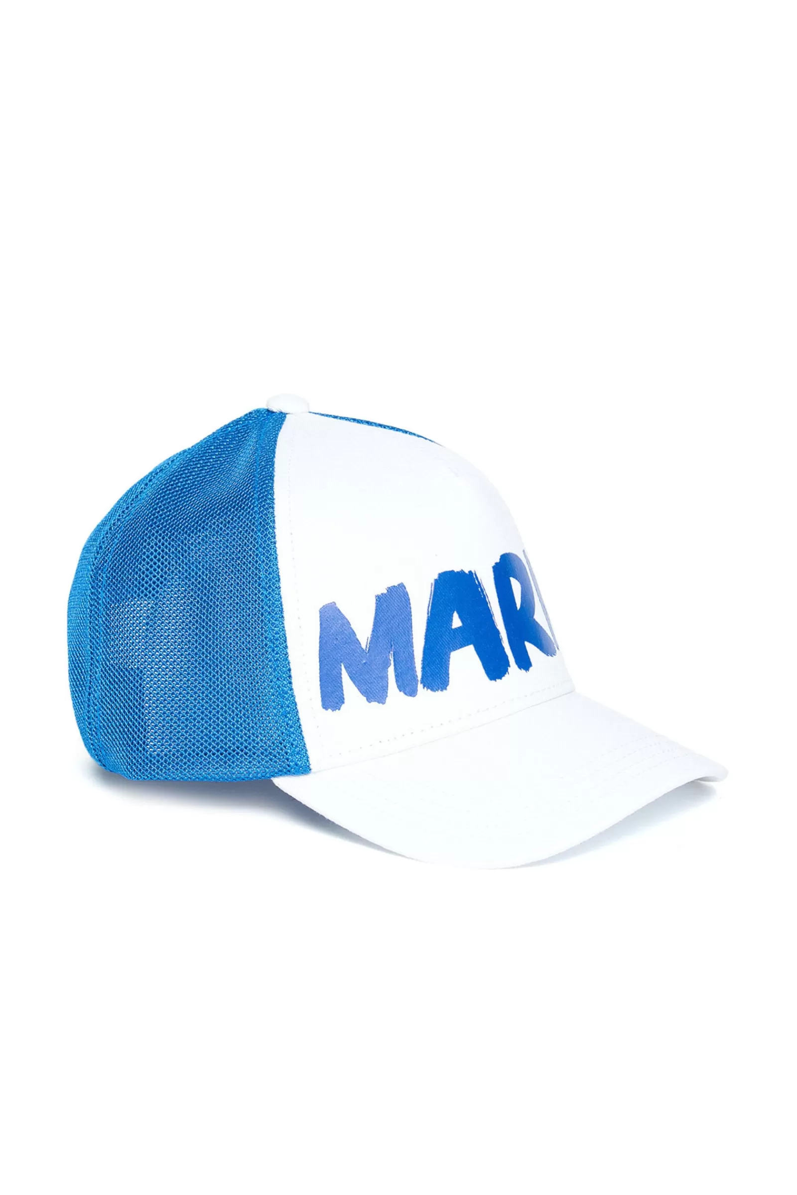 Berretti E Cappelli<MARNI Cappello Trucker Con Logo Brush Bianco