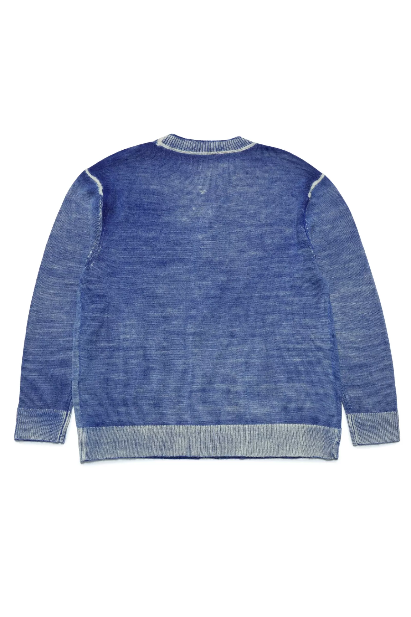 Maglieria<DIESEL Cardigan In Lana Merino Con Effetto Delave Surf The Web