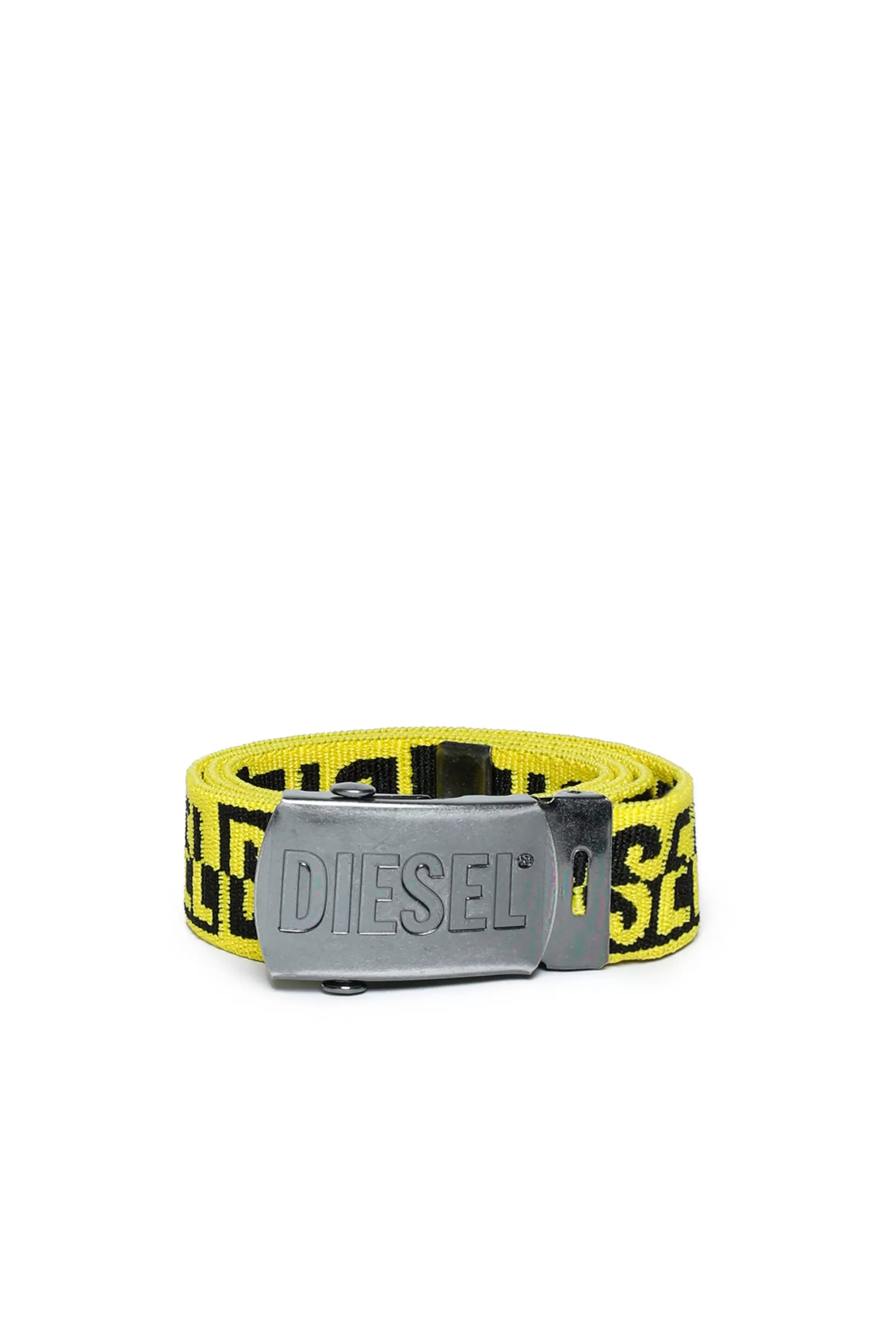 Cinture<DIESEL Cintura Con Logo Sezionato Giallo Intenso