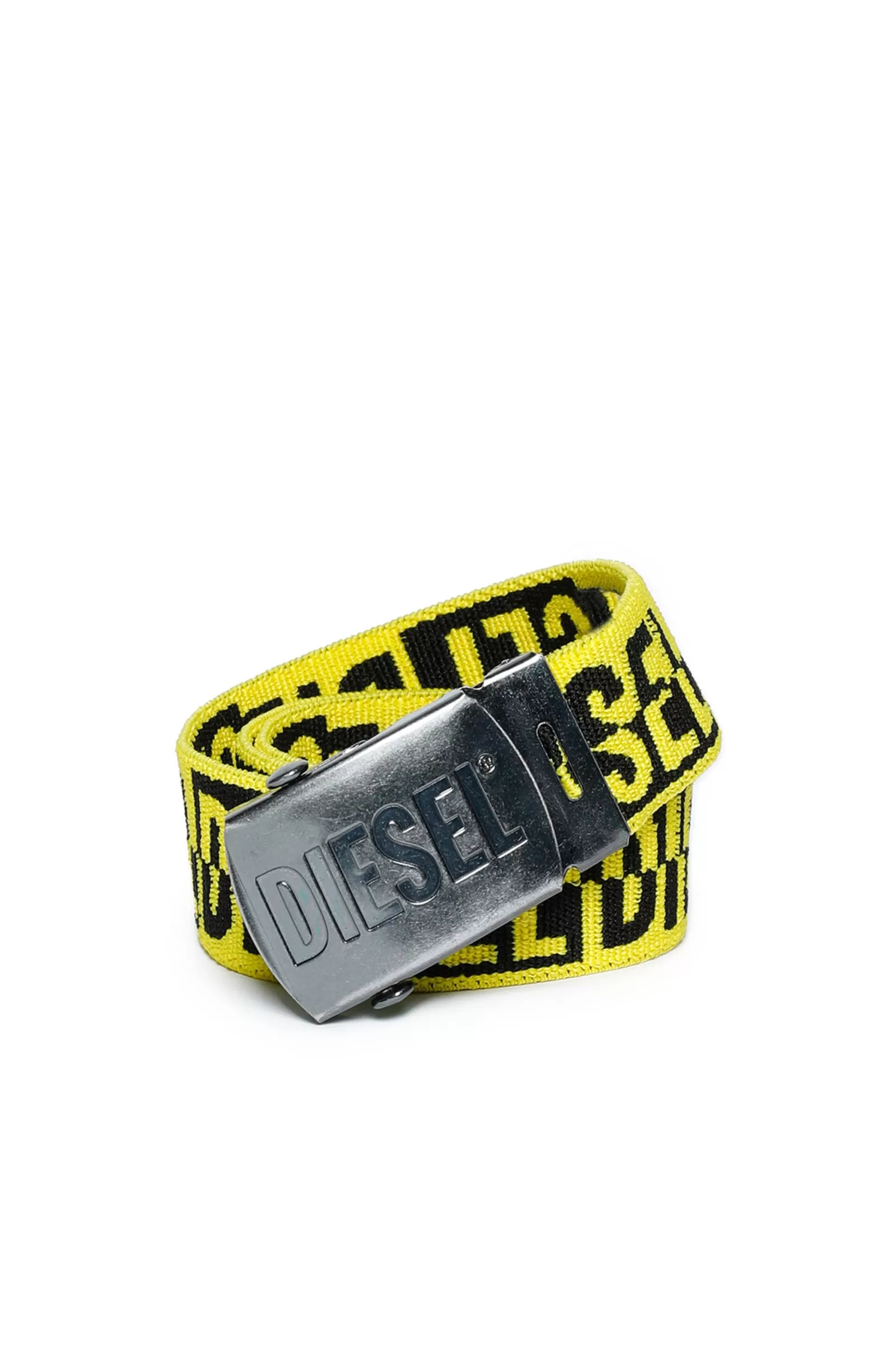 Cinture<DIESEL Cintura Con Logo Sezionato Giallo Intenso