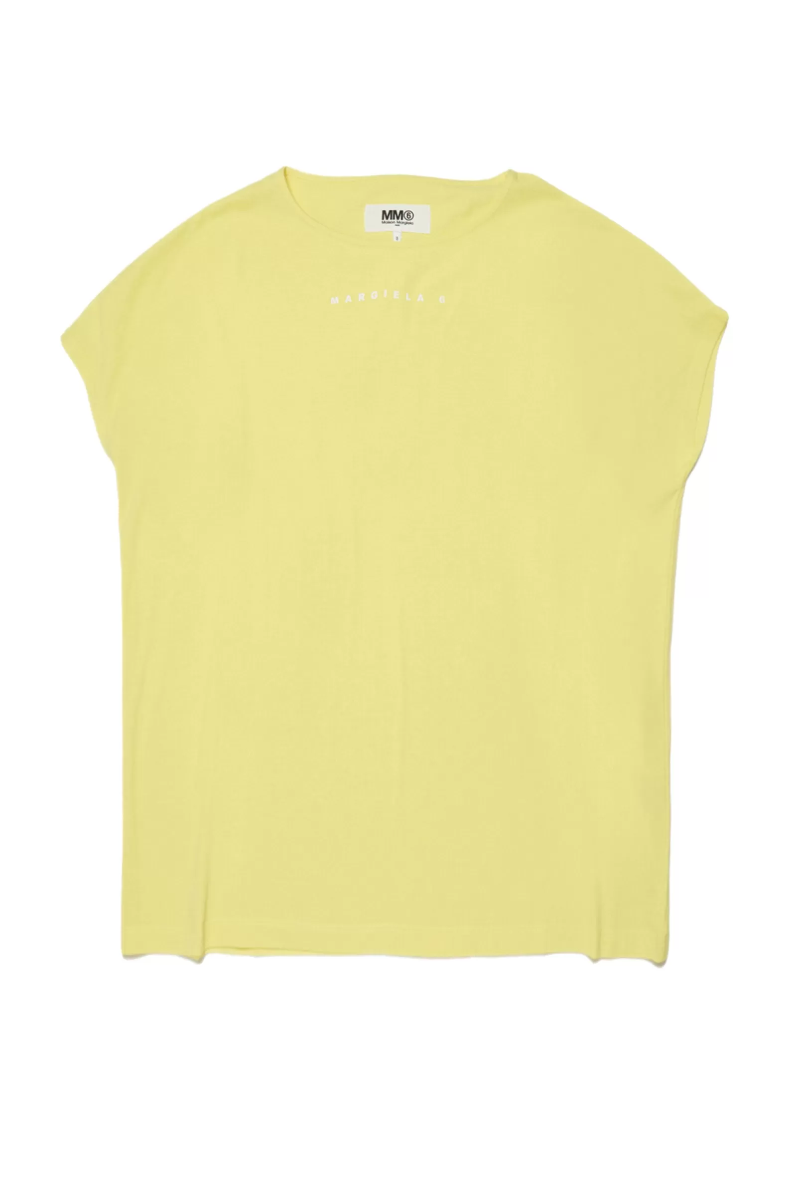 Costumi Da Bagno<MM6 MAISON MARGIELA Copricostume Giallo Maxi T-Shirt In Jersey Giallo Luminoso