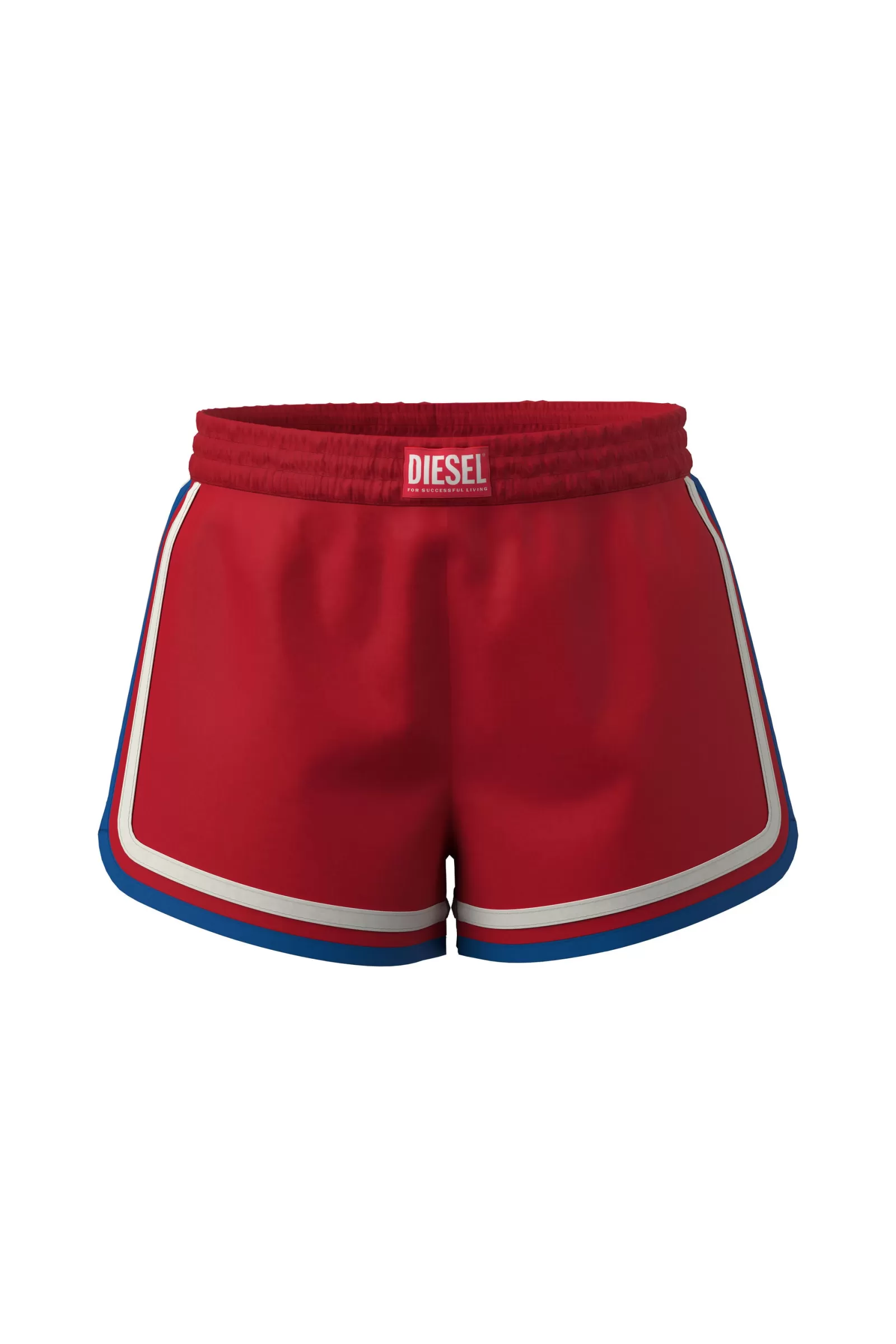 Costumi Da Bagno<DIESEL Costume Boxer Rosso Con Logo Rosso Garofano