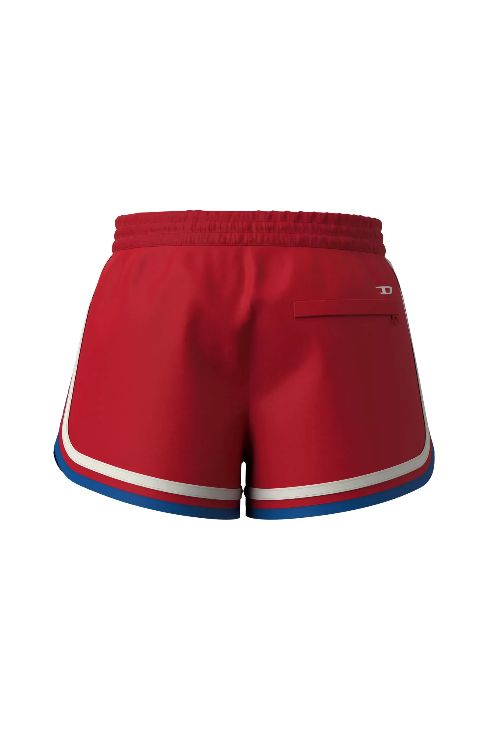 Costumi Da Bagno<DIESEL Costume Boxer Rosso Con Logo Rosso Garofano