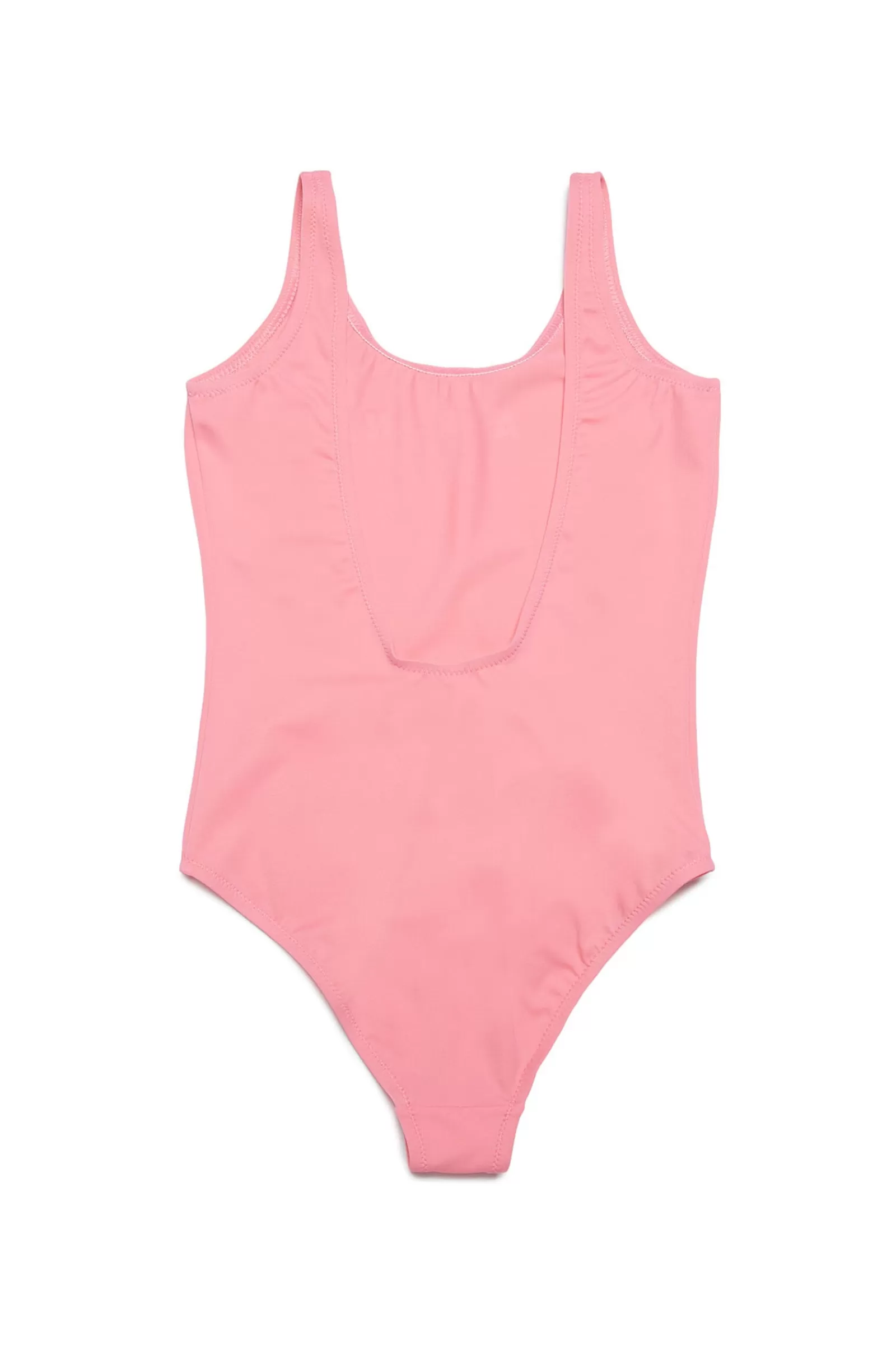 Costumi Da Bagno<MARNI Costume Intero Rosa Pesca In Lycra Con Logo Rosa Fiore Di Pesco