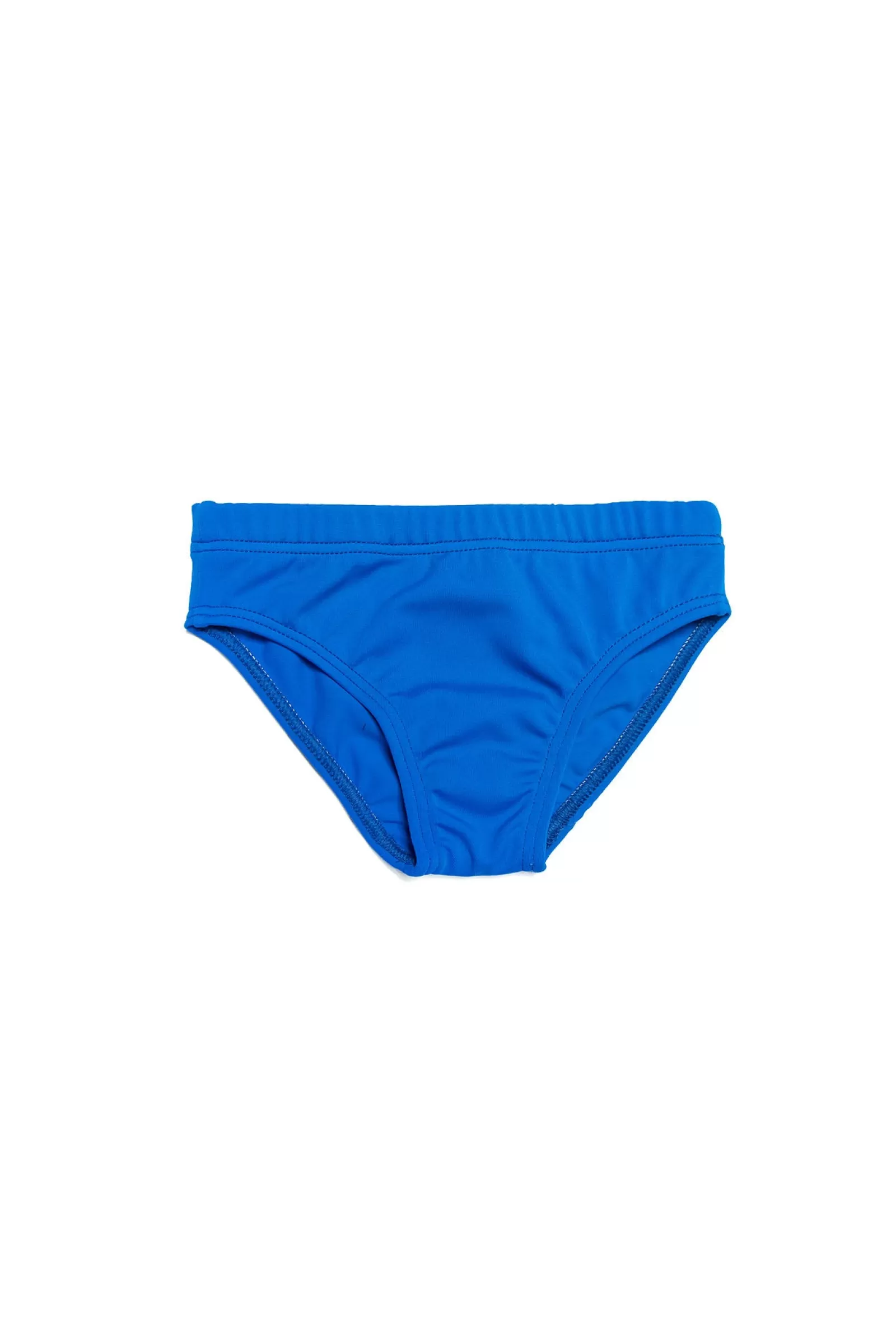 Costumi Da Bagno<DIESEL Costume Slip Blu In Lycra Con Logo Blu Principessa