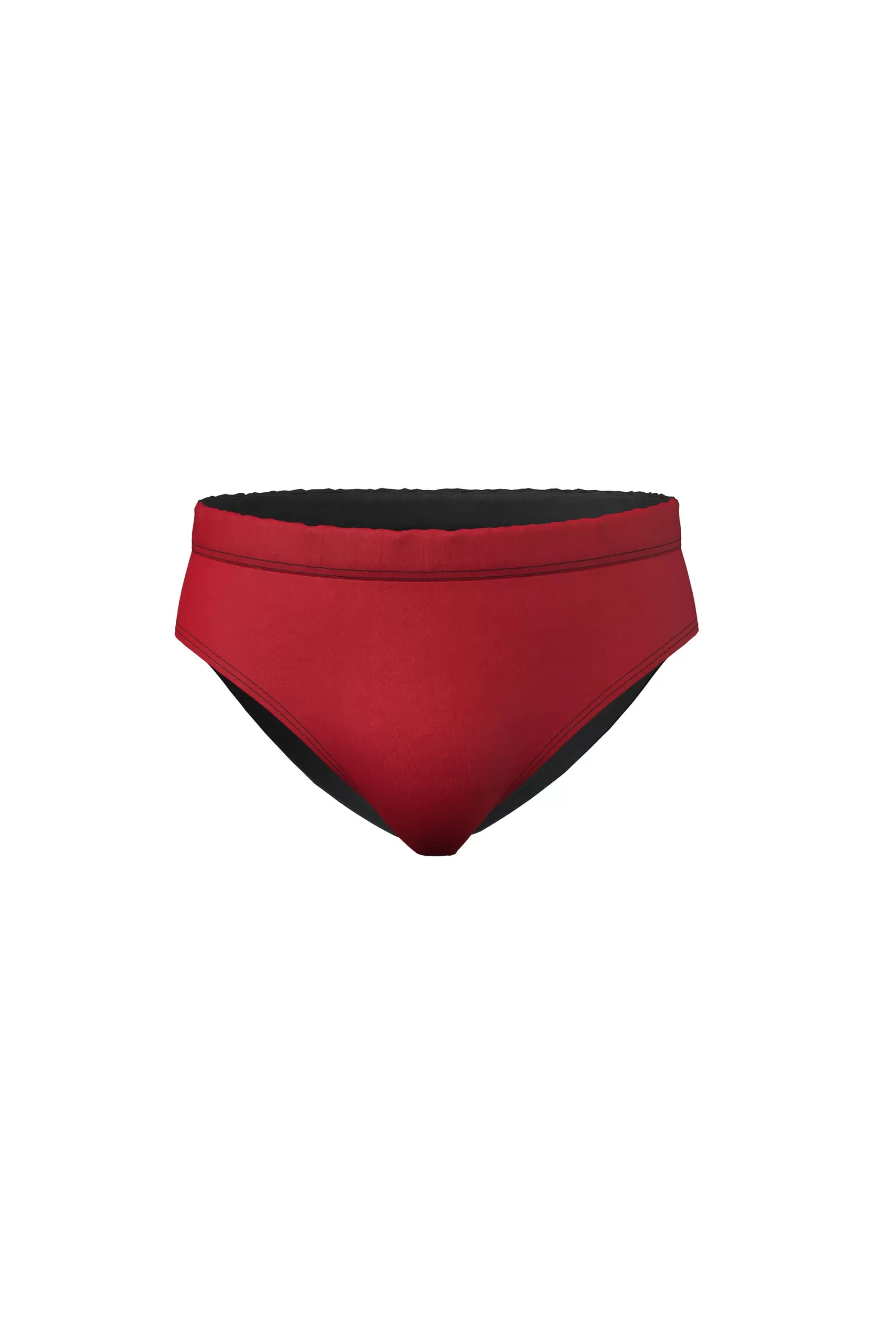 Costumi Da Bagno<DIESEL Costume Slip Rosso In Lycra Con Scritta Rosso Garofano