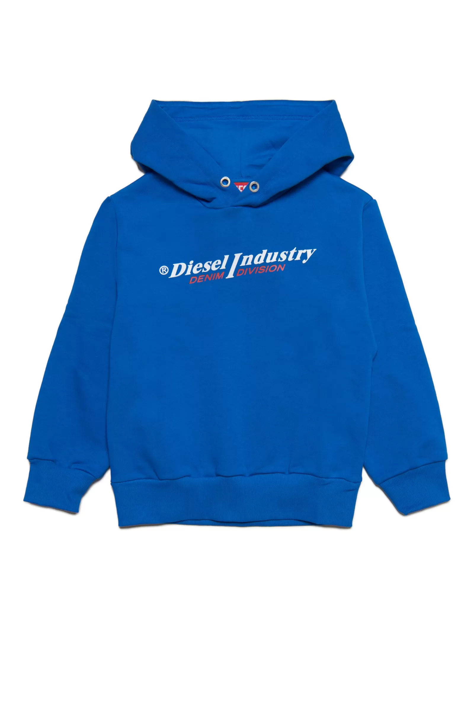 Felpe<DIESEL Felpa Blu Con Cappuccio E Logo  Blu Principessa