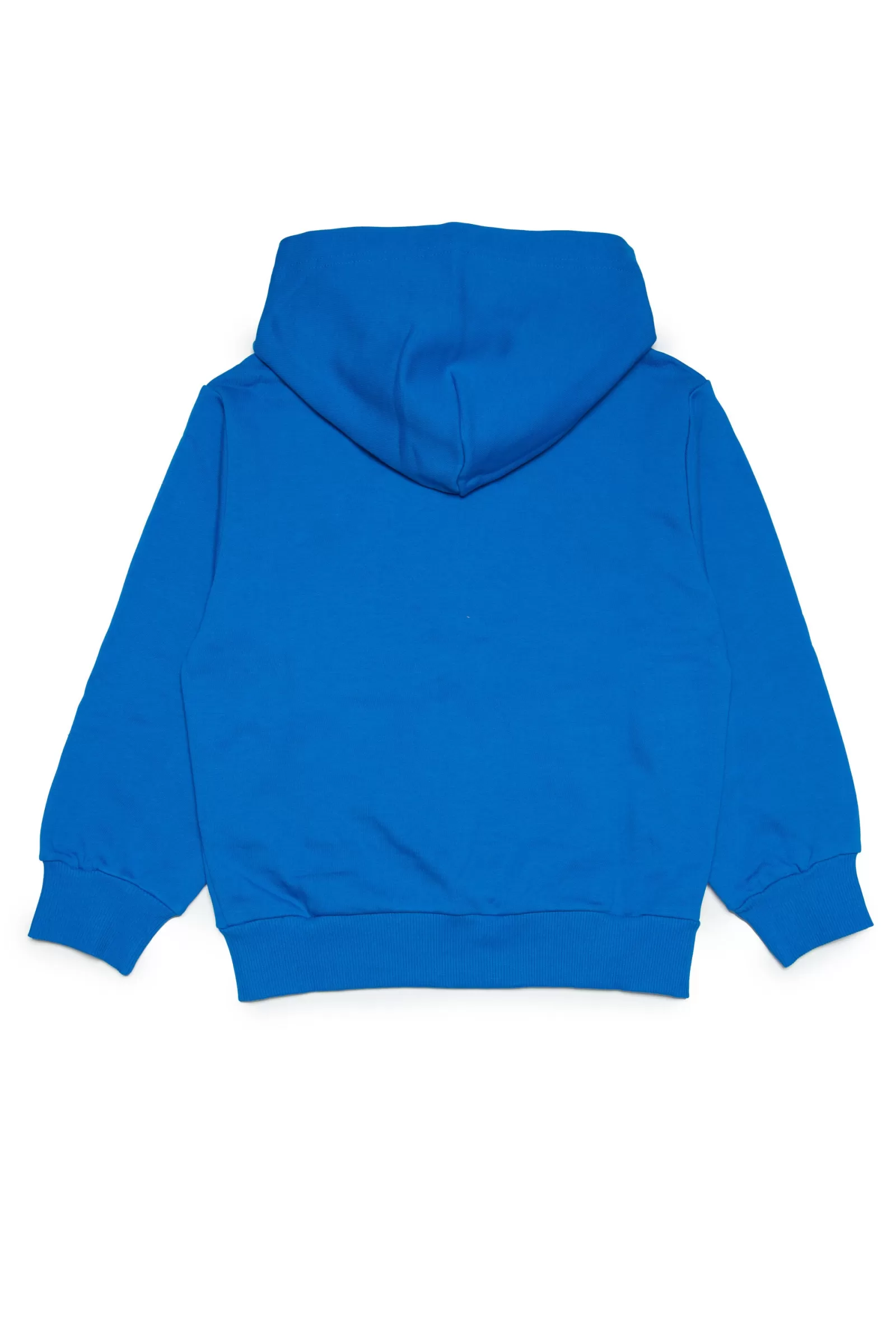 Felpe<DIESEL Felpa Blu In Cotone Con Cappuccio E Zip Blu Principessa