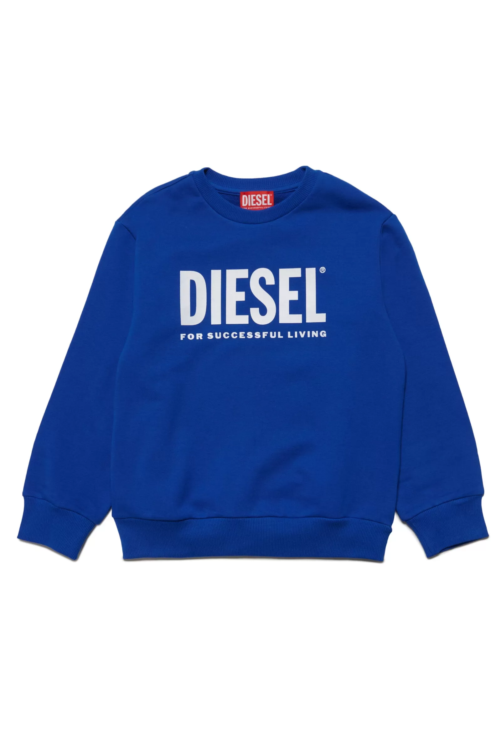 Felpe<DIESEL Felpa Girocollo In Cotone Con Logo Surf The Web