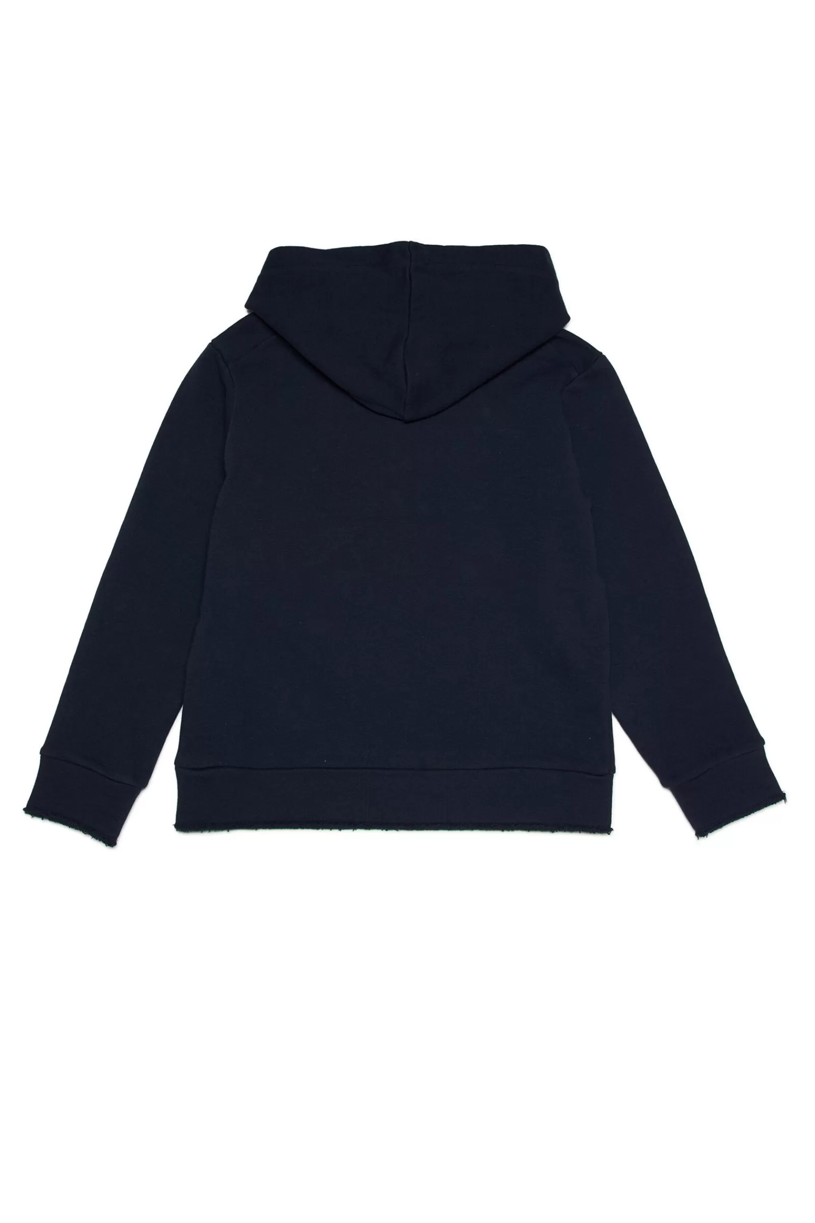 Felpe<MARNI Felpa In Cotone Con Cappuccio E Logo Blu Navy