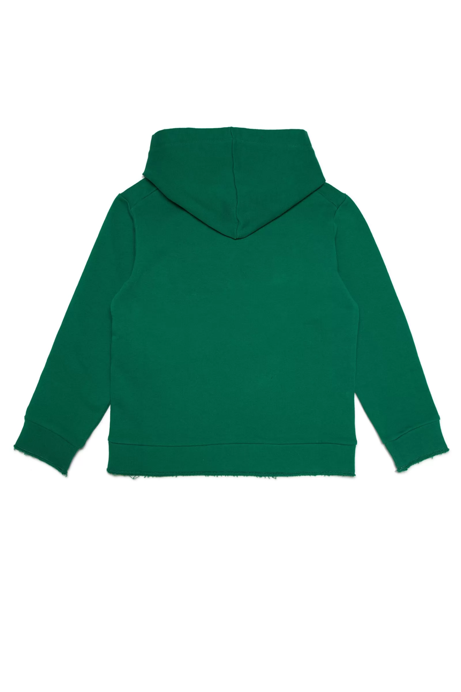 Felpe<MARNI Felpa In Cotone Con Cappuccio E Logo Verde Prato