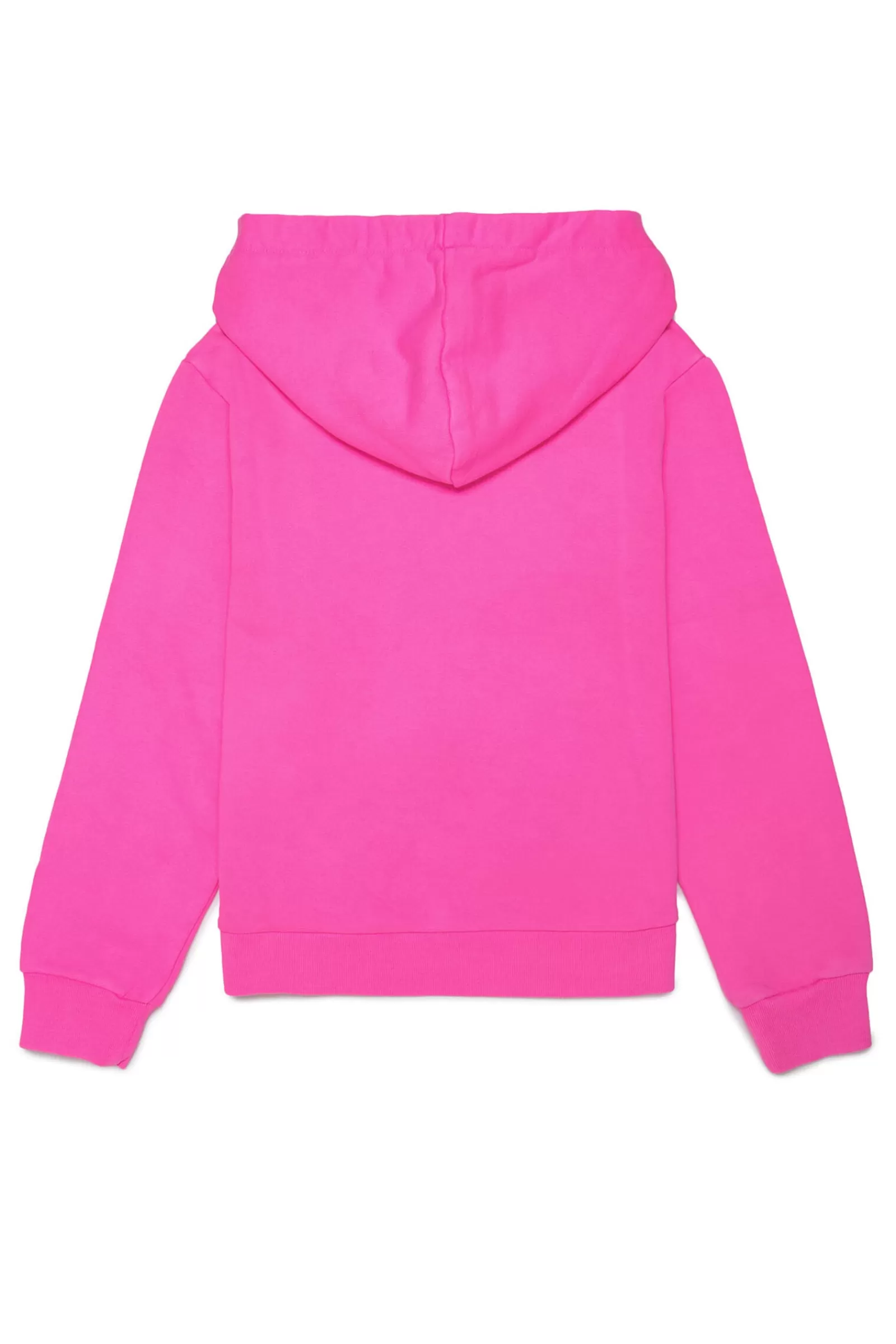 Felpe<MARNI Felpa In Cotone Con Cappuccio E Logo Rosa Fluo